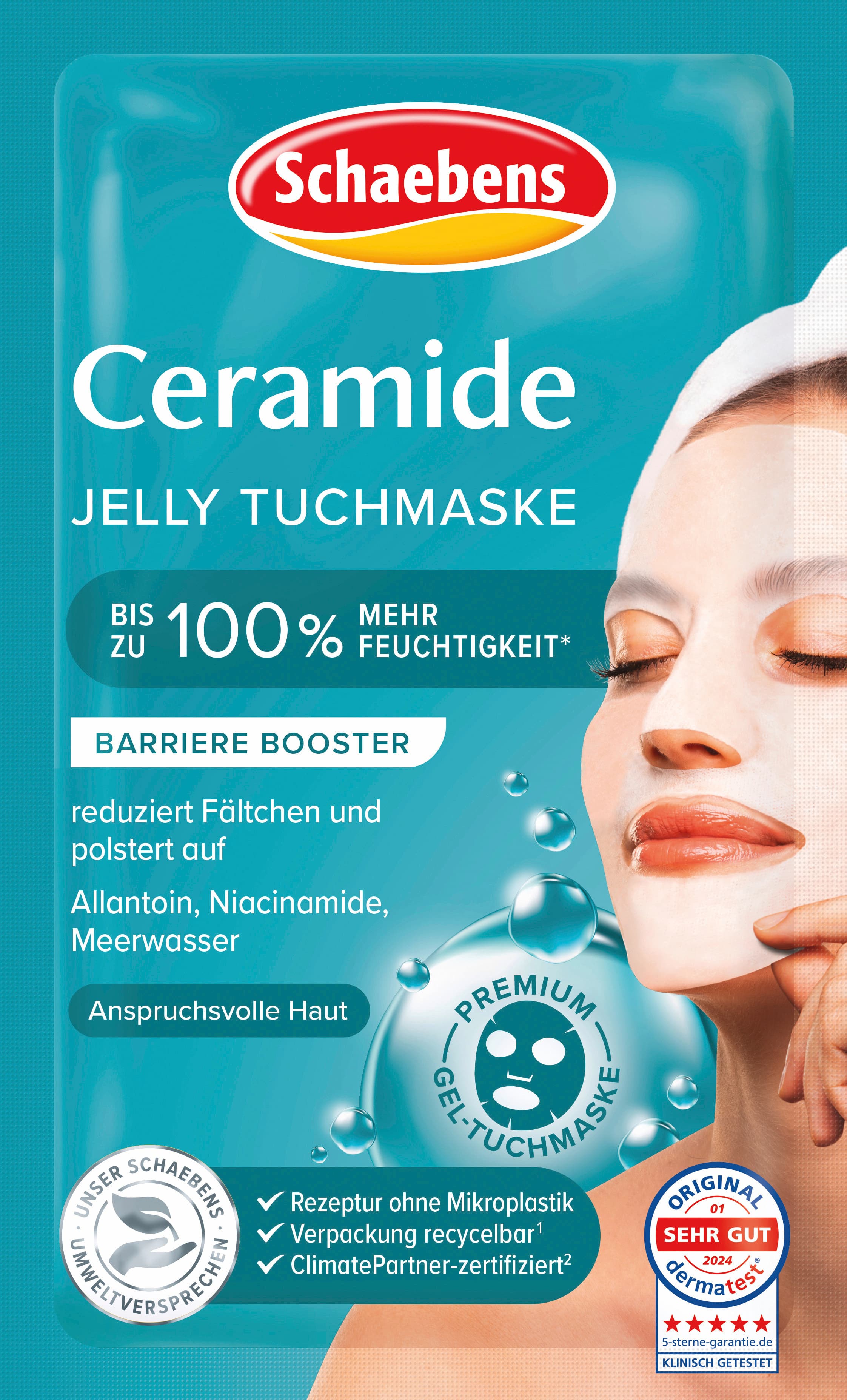 Schaebens Jelly Tuchmaske Ceramide