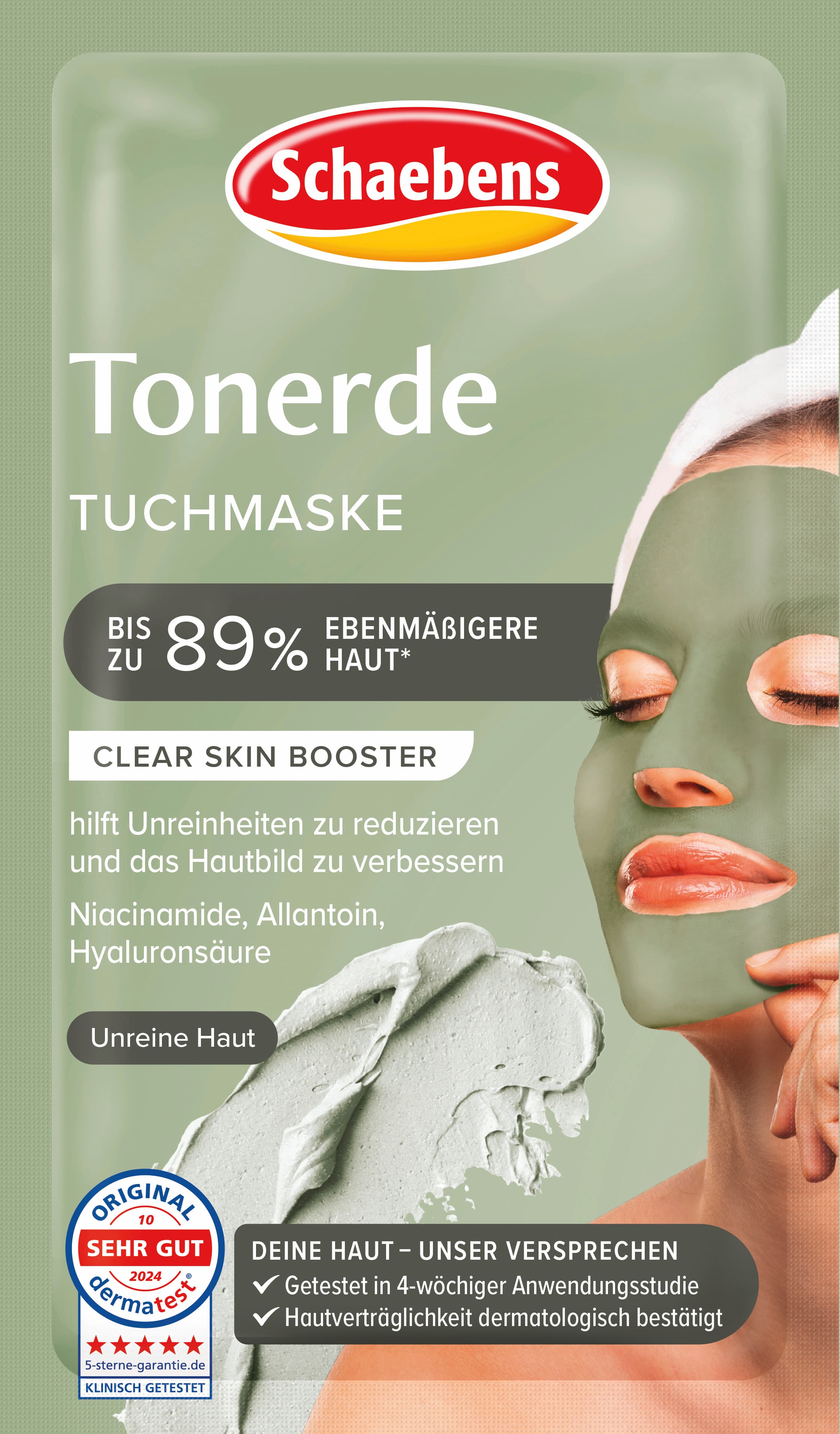 Schaebens Tonerde Tuchmaske