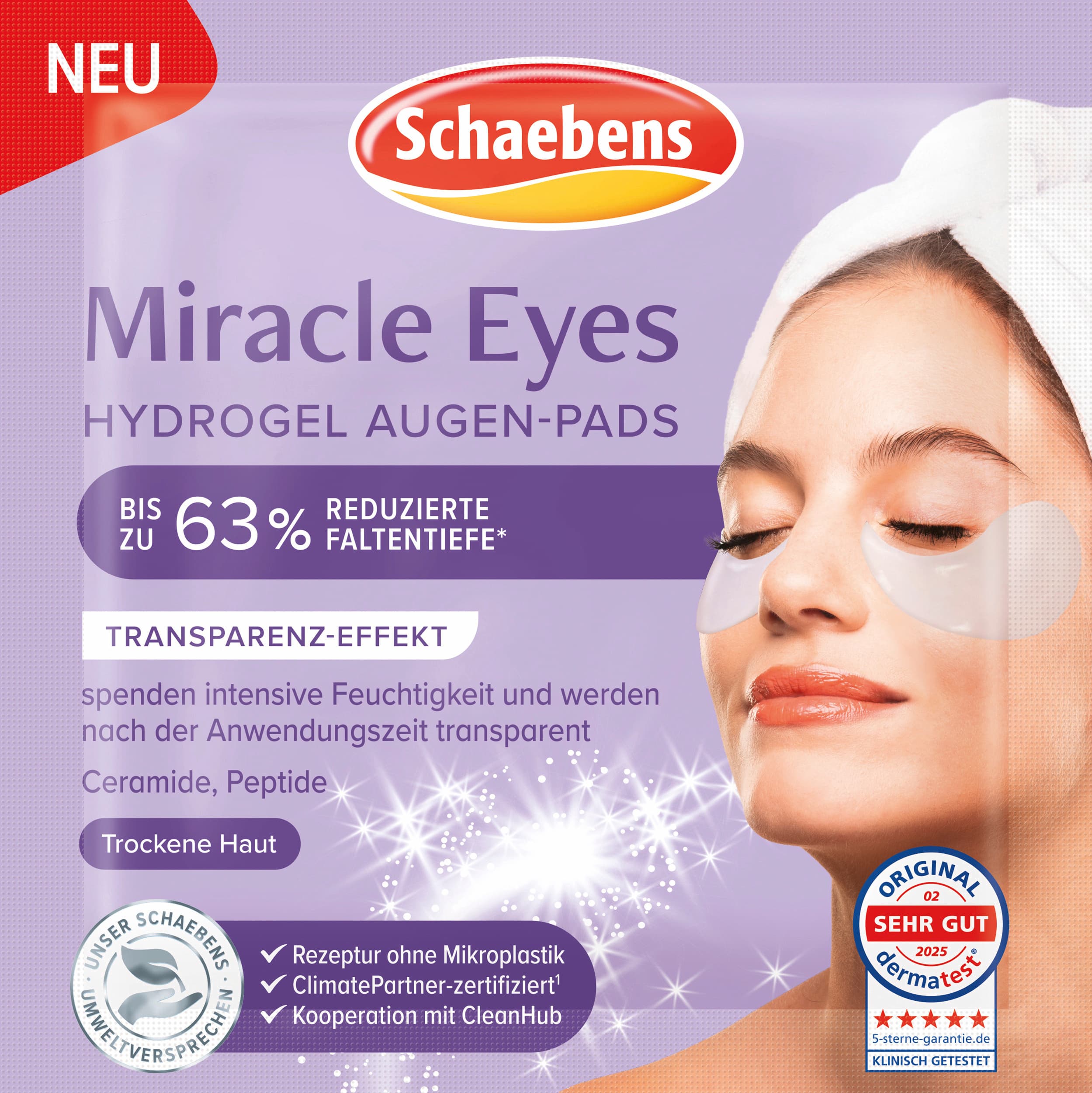 Schaebens Miracle Eyes Hydrogel Augen-Pads