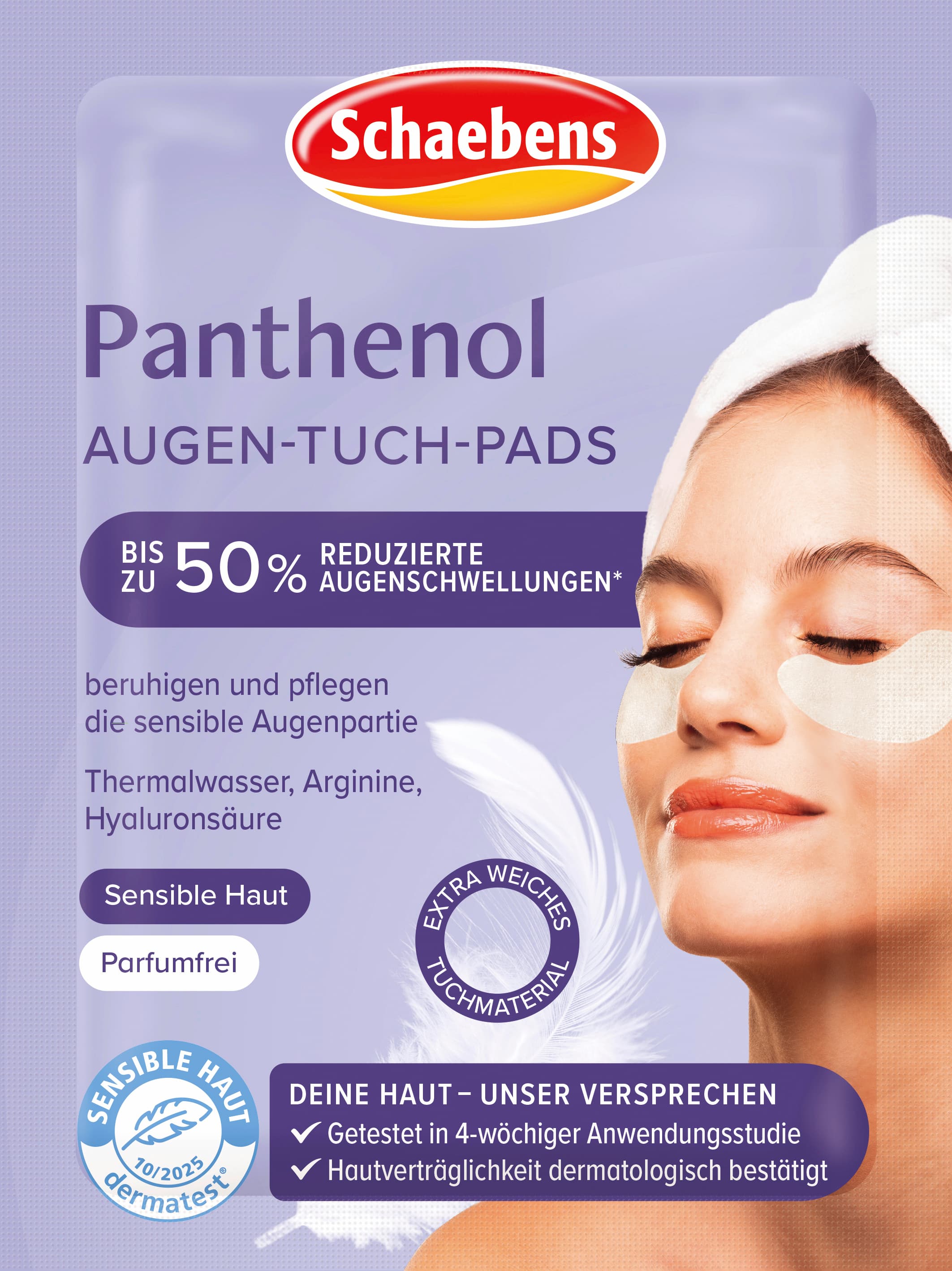 Schaebens Panthenol Augen Tuch Pads