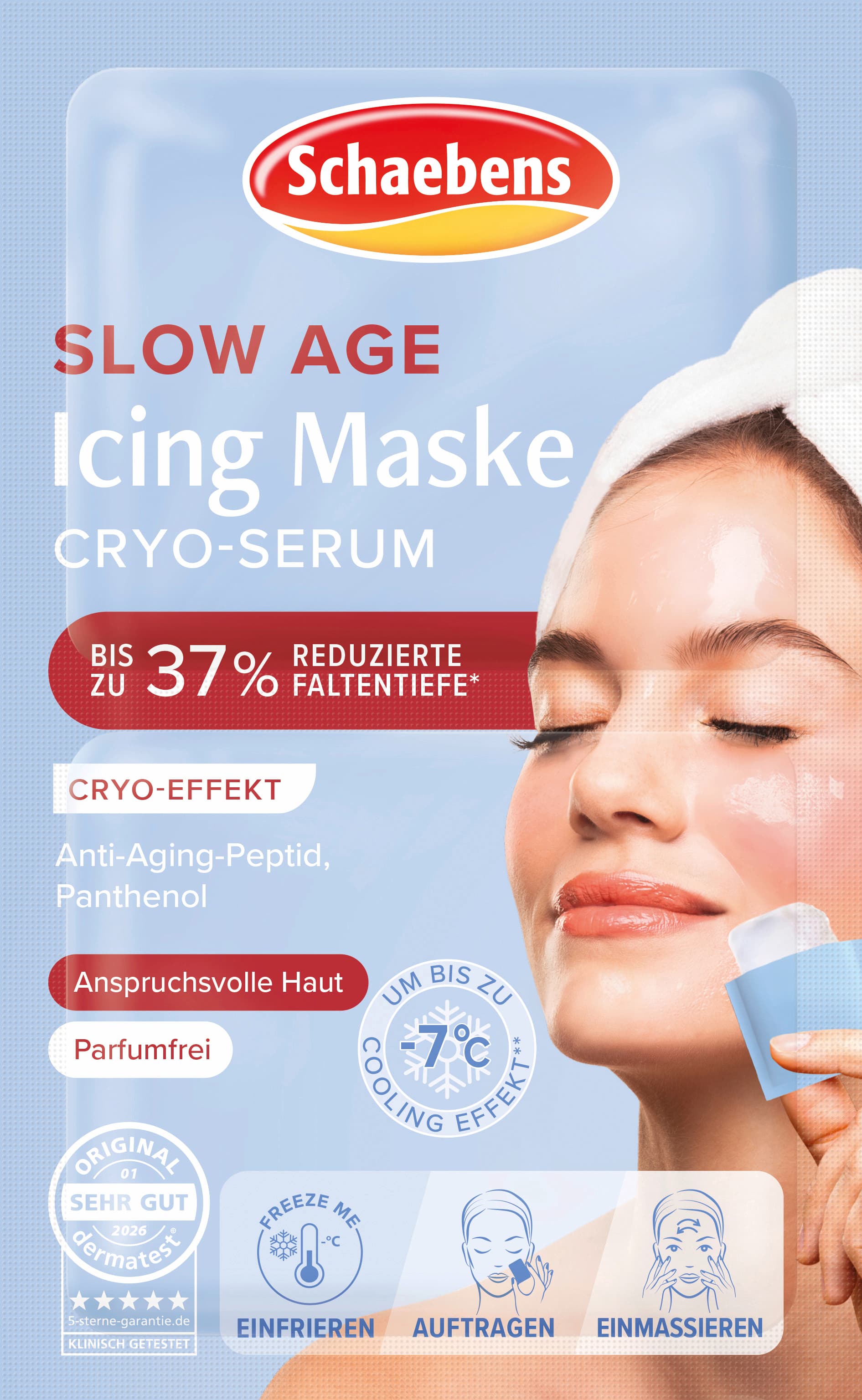 Schaebens Slow Age Icing Maske Cryo Serum