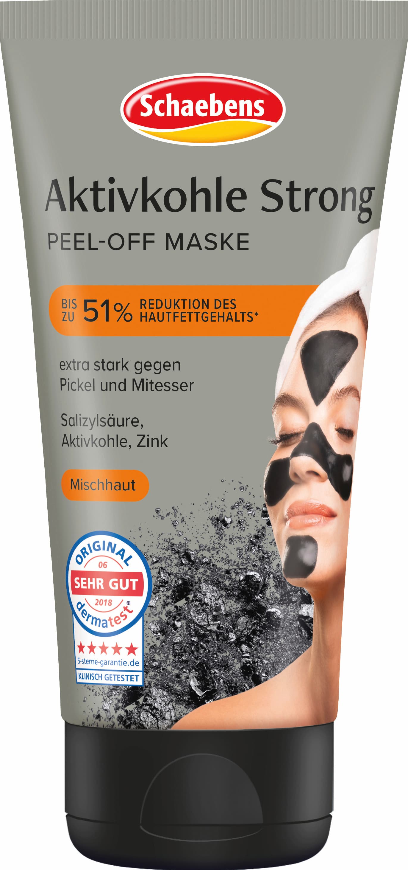 Schaebens Aktivkohle Strong Peel-off Maske