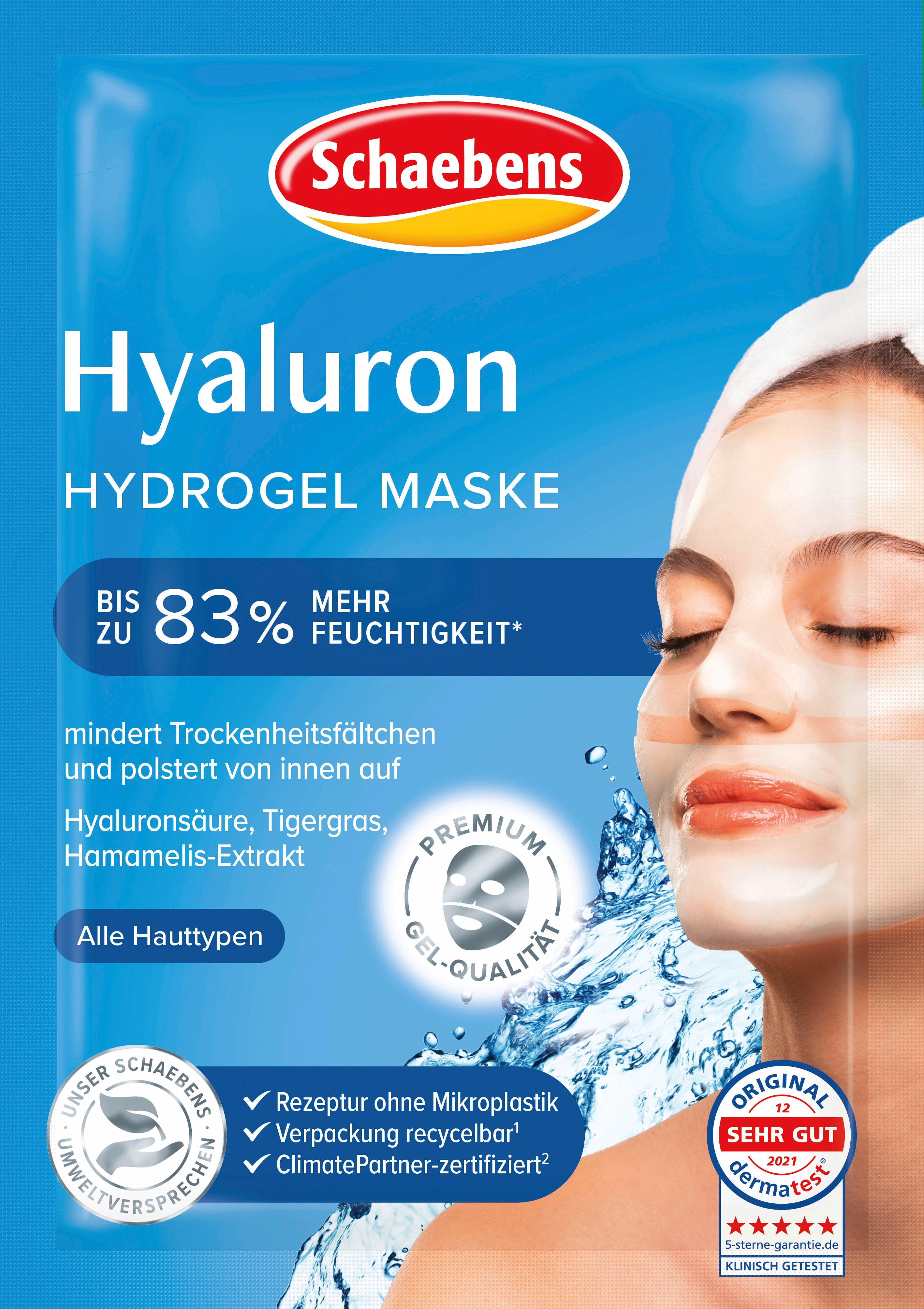 Schaebens Hyaluron Hydrogel Maske
