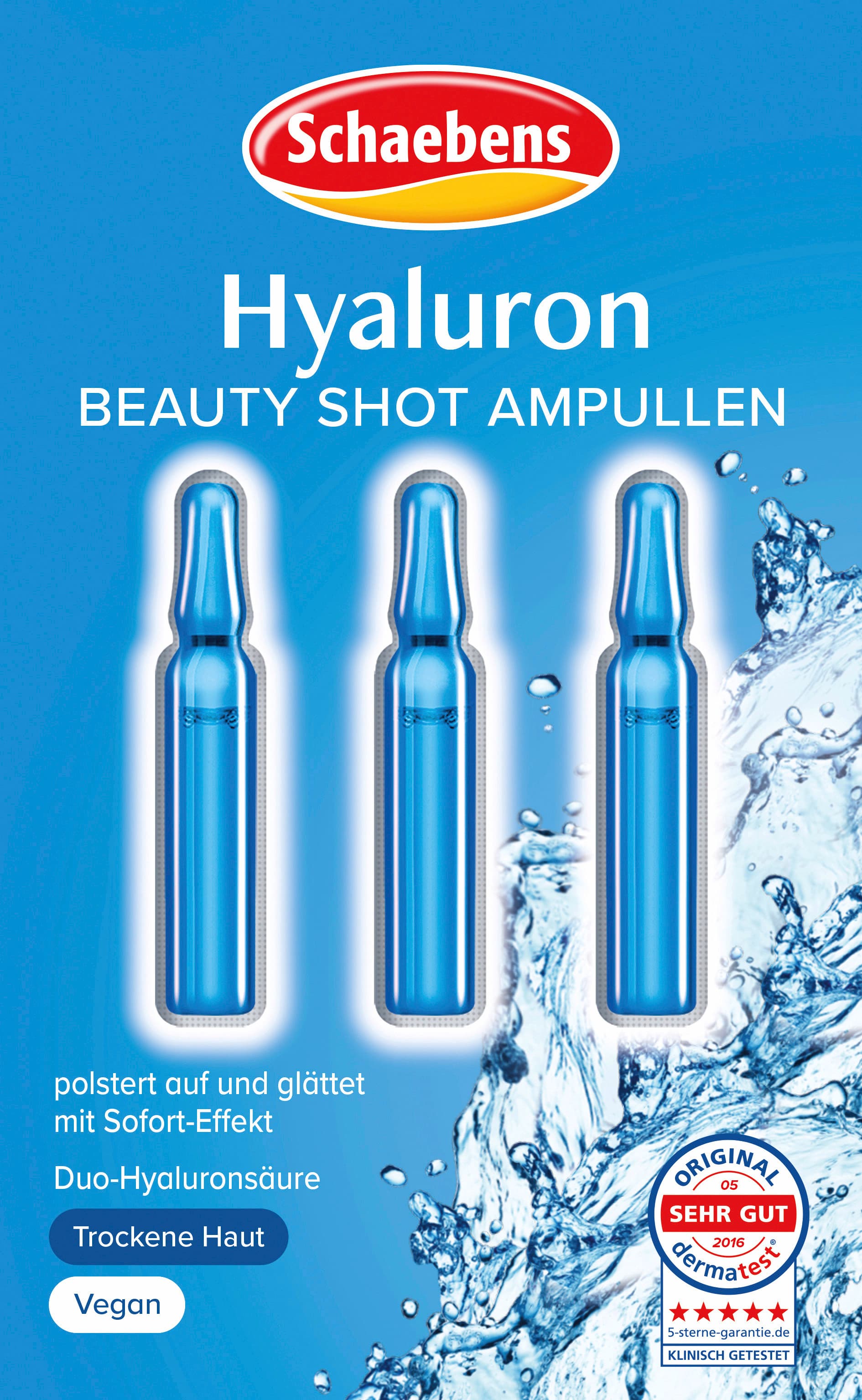 Schaebens Hyaluron Beauty Shot 3 x 1