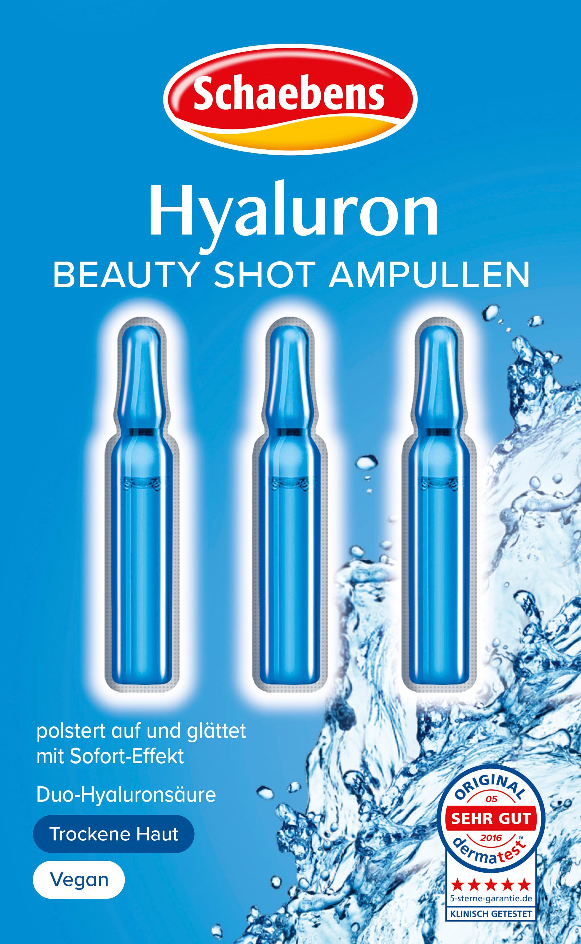 Schaebens Hyaluron Beauty Shot 3 x 1