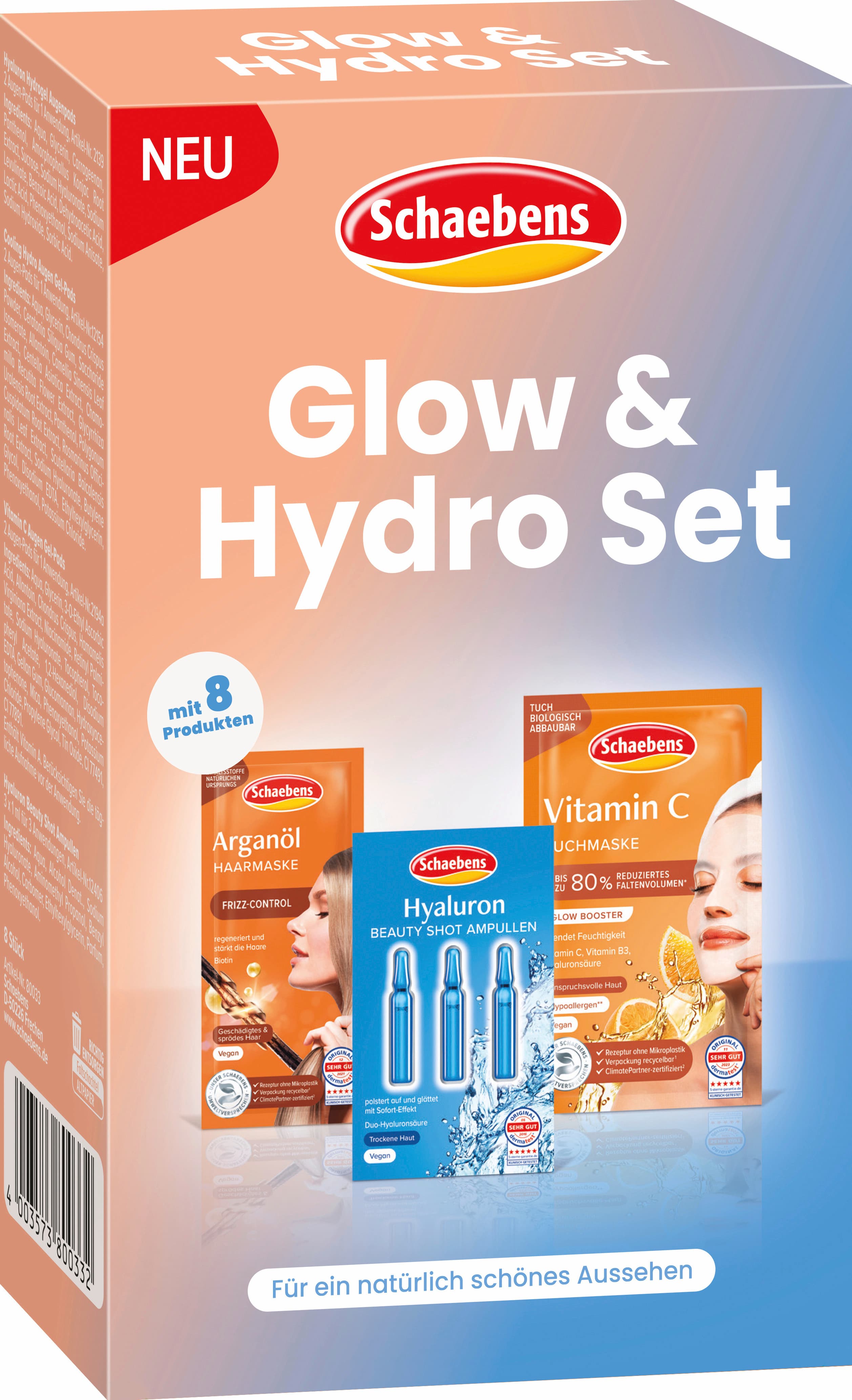 Schaebens Glow & Hydro Geschenkset