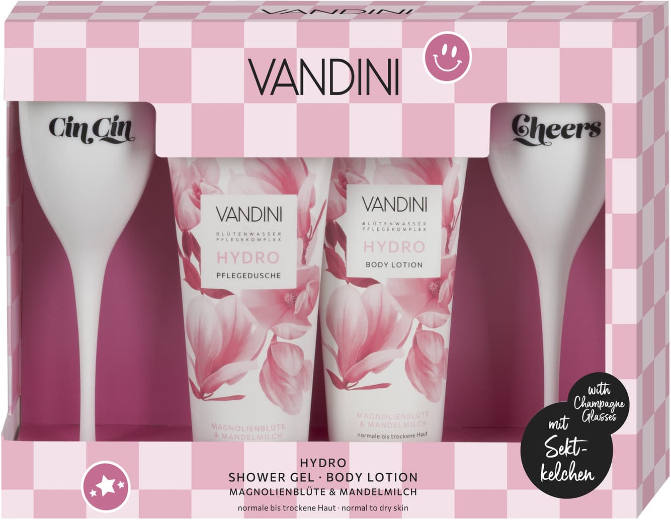 VANDINI Hydro Sektkelchen Geschenkpackung