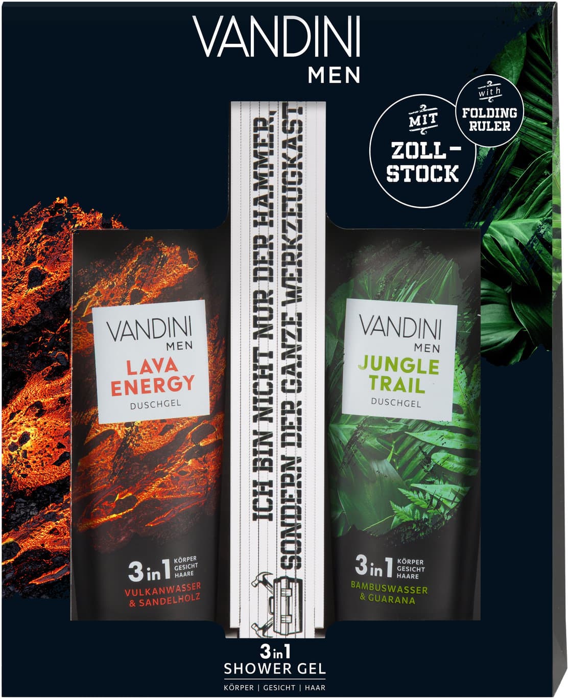 VANDINI MEN 3in1 Duschgel Geschenkpackung