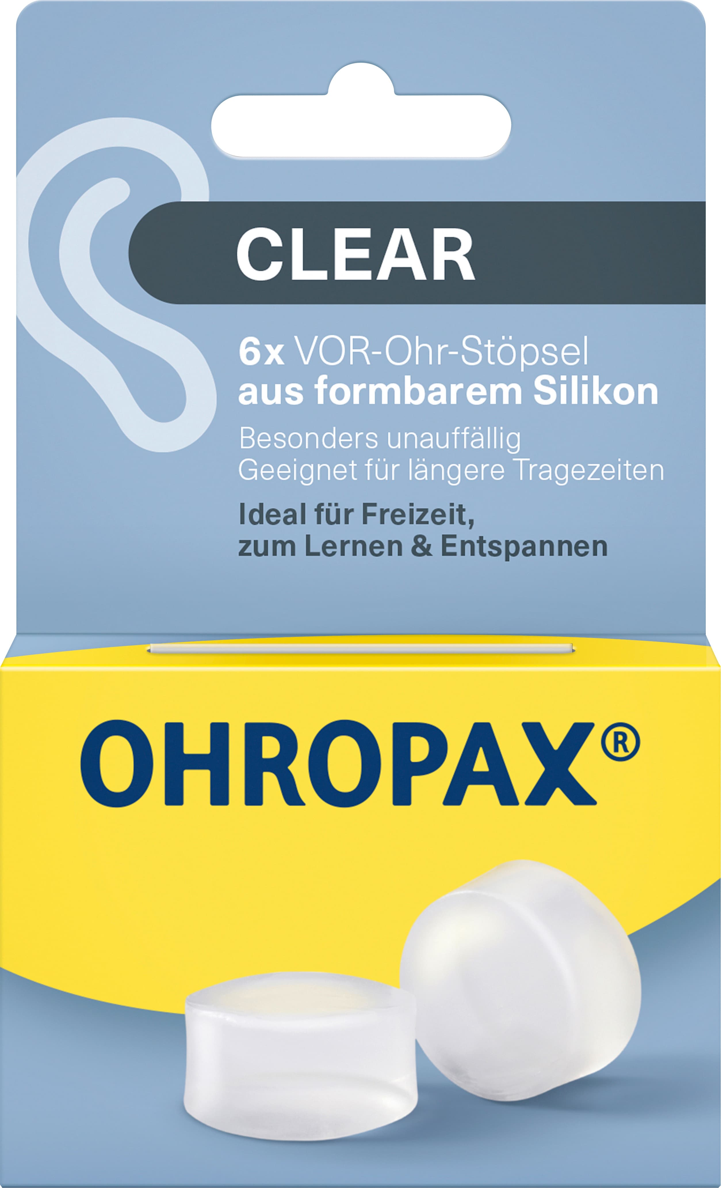 Ohropax Clear Ohrstöpsel