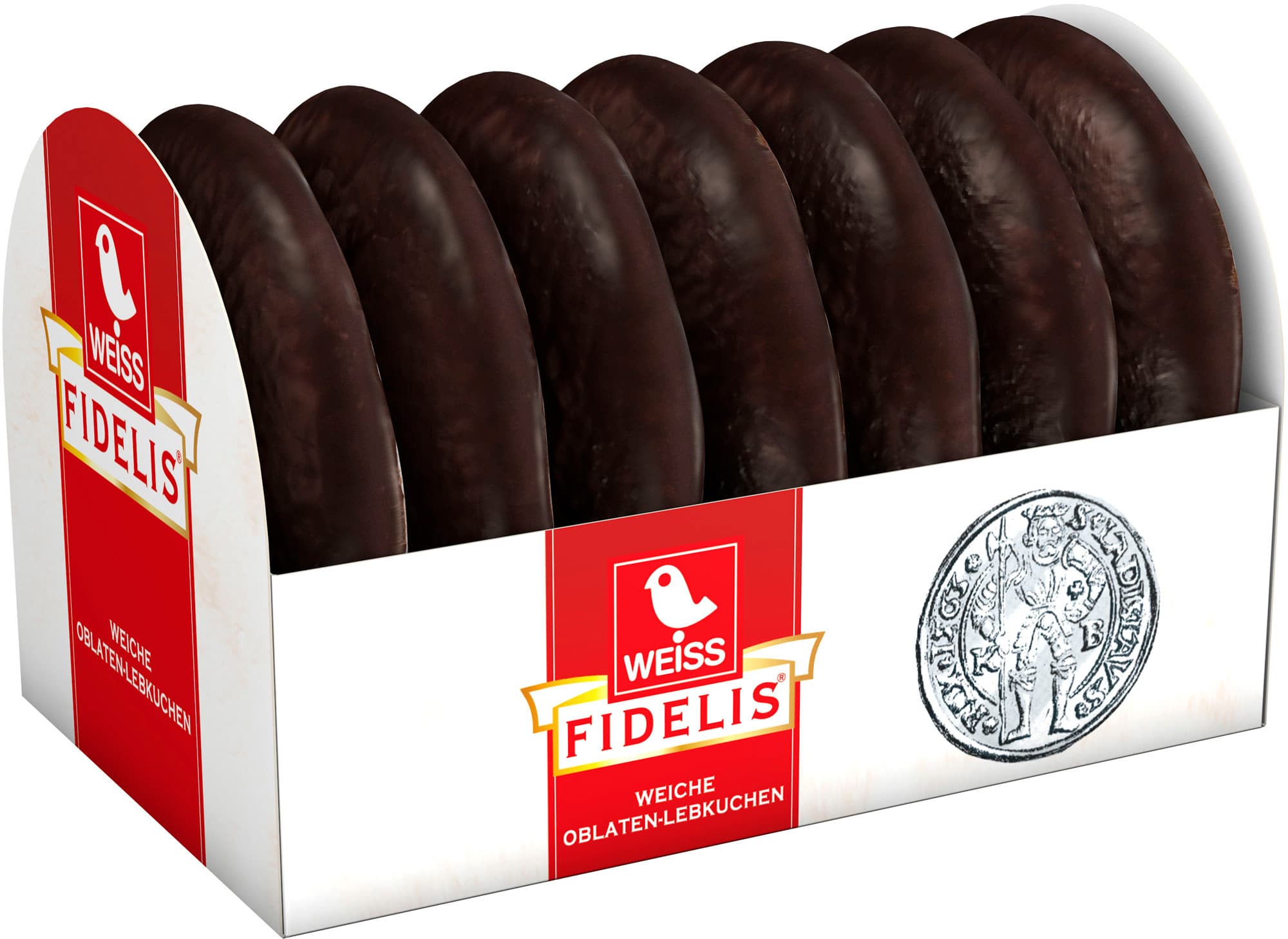 WEISS Fidelis Oblatenlebkuchen Zartbitter