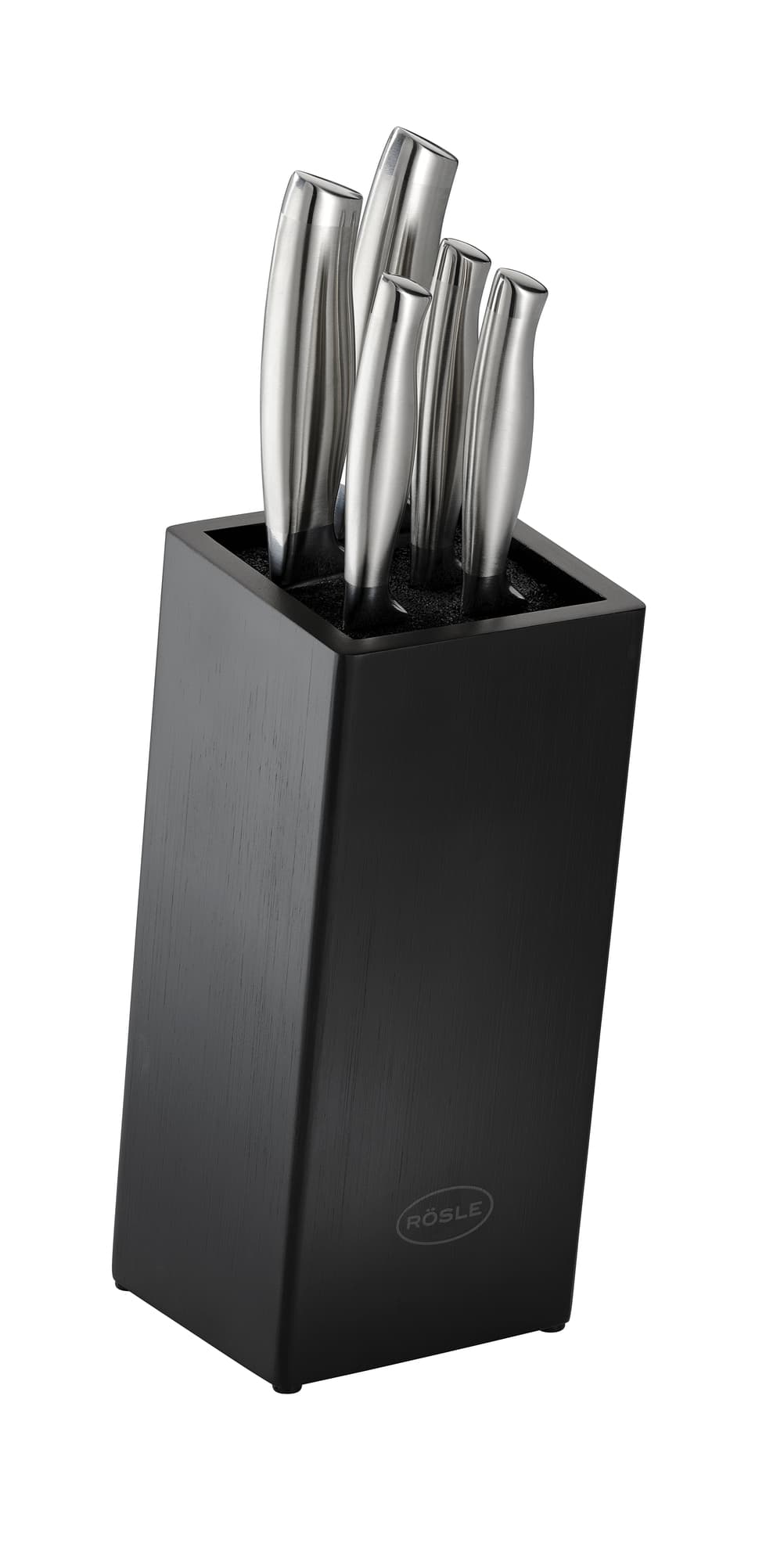 RÖSLE Bürsten-Messerblock Basic Line inkl. 5 Messer