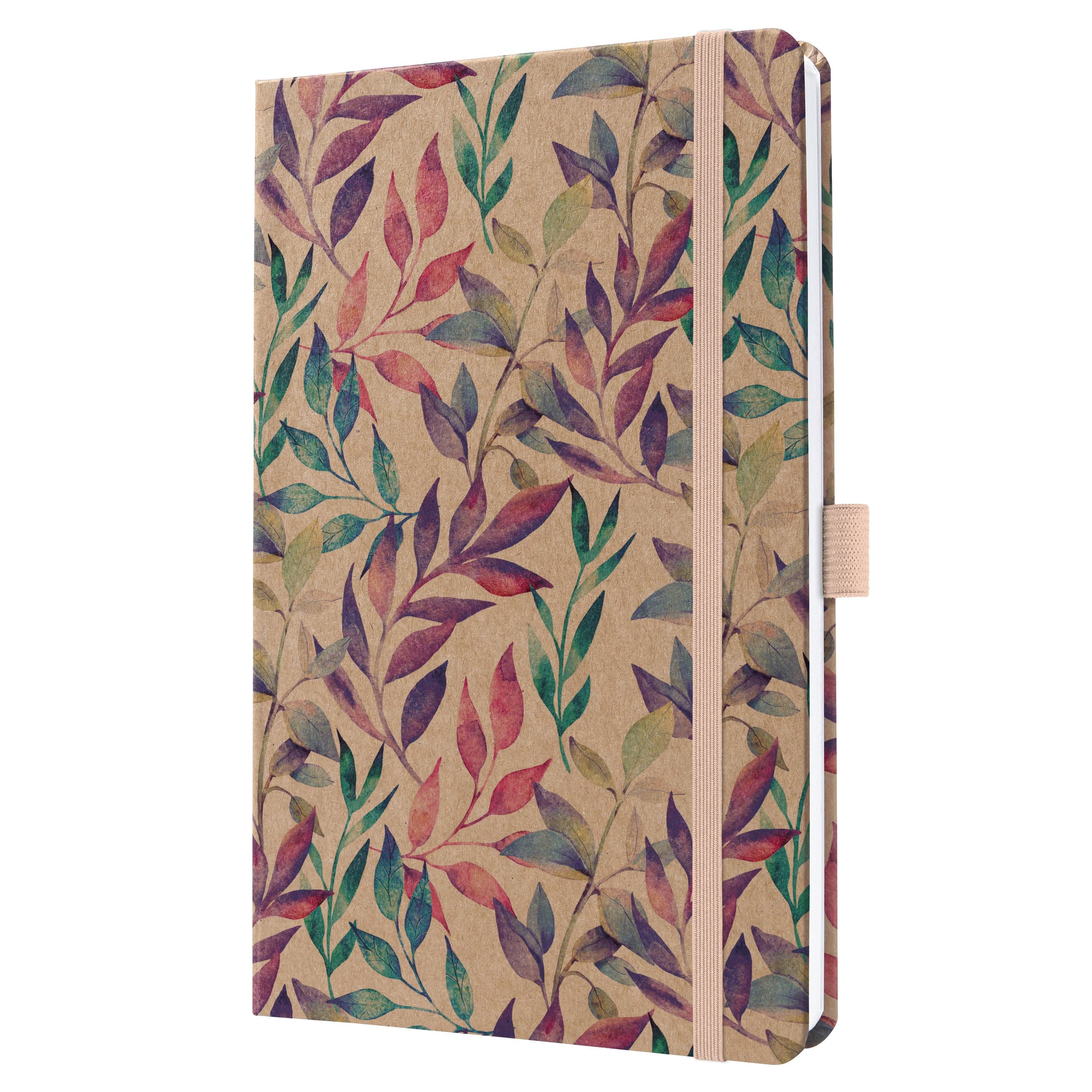 SIGEL 7J815 Wochenkalender Jolie 2027, ca. A5, Fairy Leaves, Hardcover