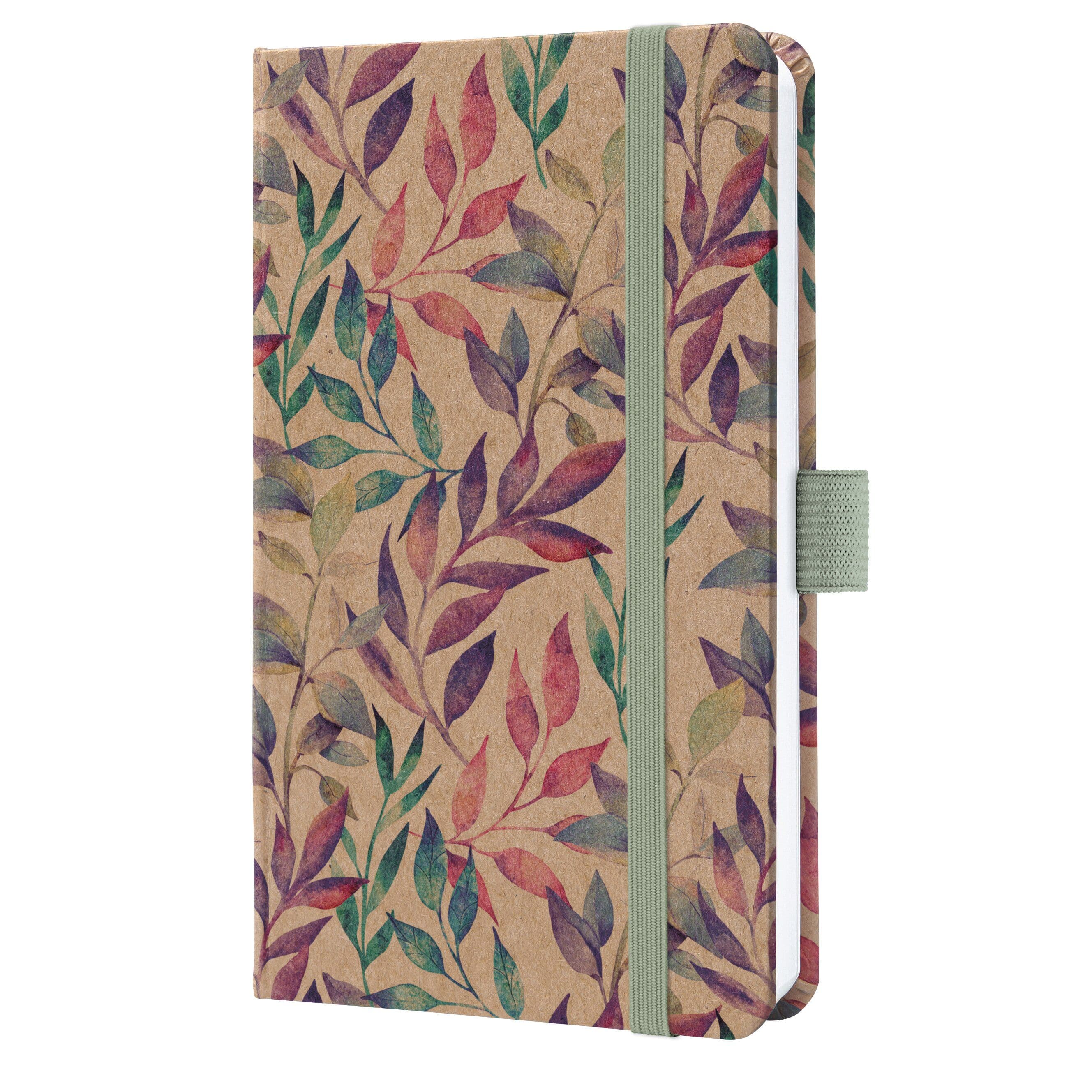 SIGEL 7J814 Wochenkalender Jolie 2027, ca. A6, Fairy Leaves, Hardcover