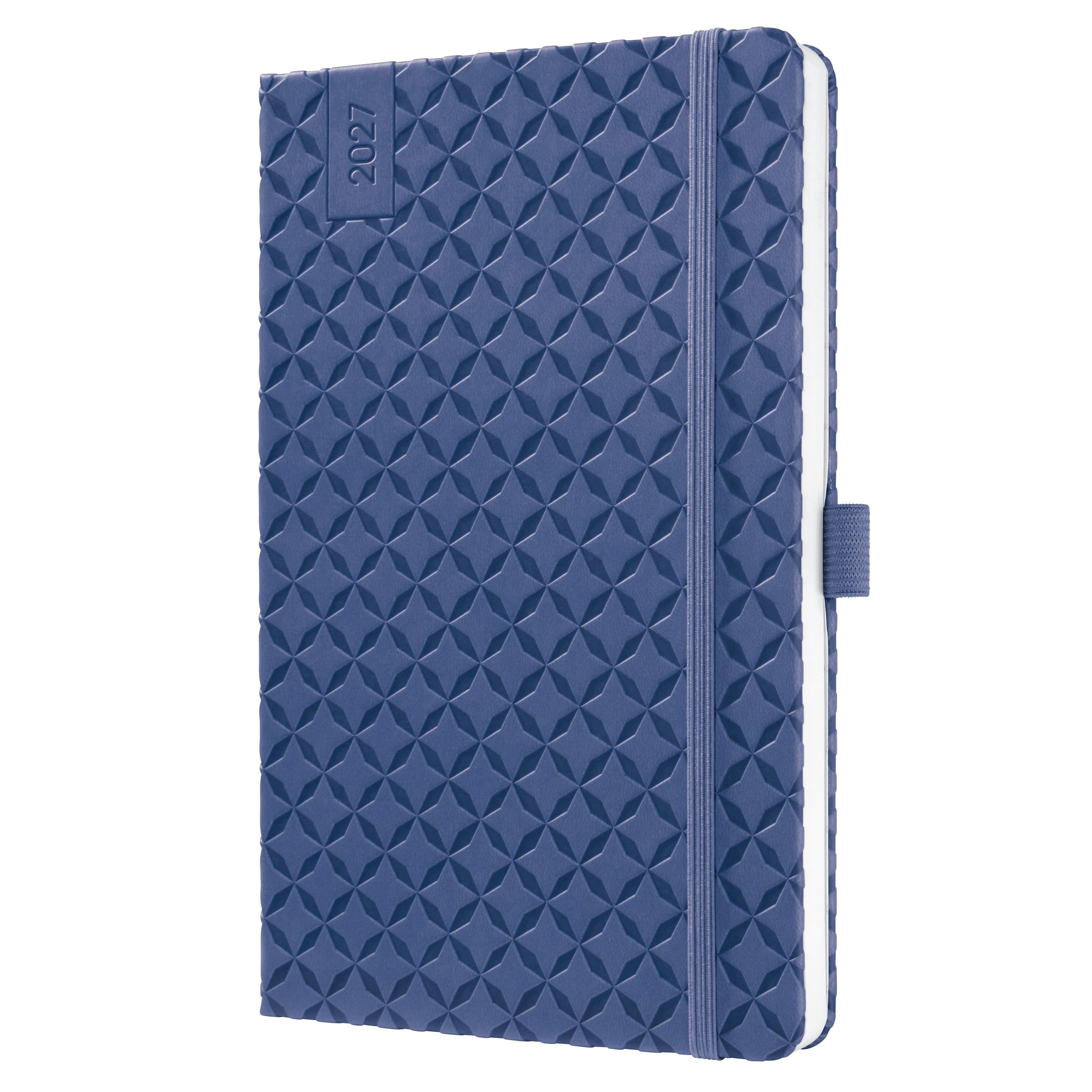SIGEL 7J101 Wochenkalender Jolie 2027, ca. A5, Indigo Blue, Hardcover