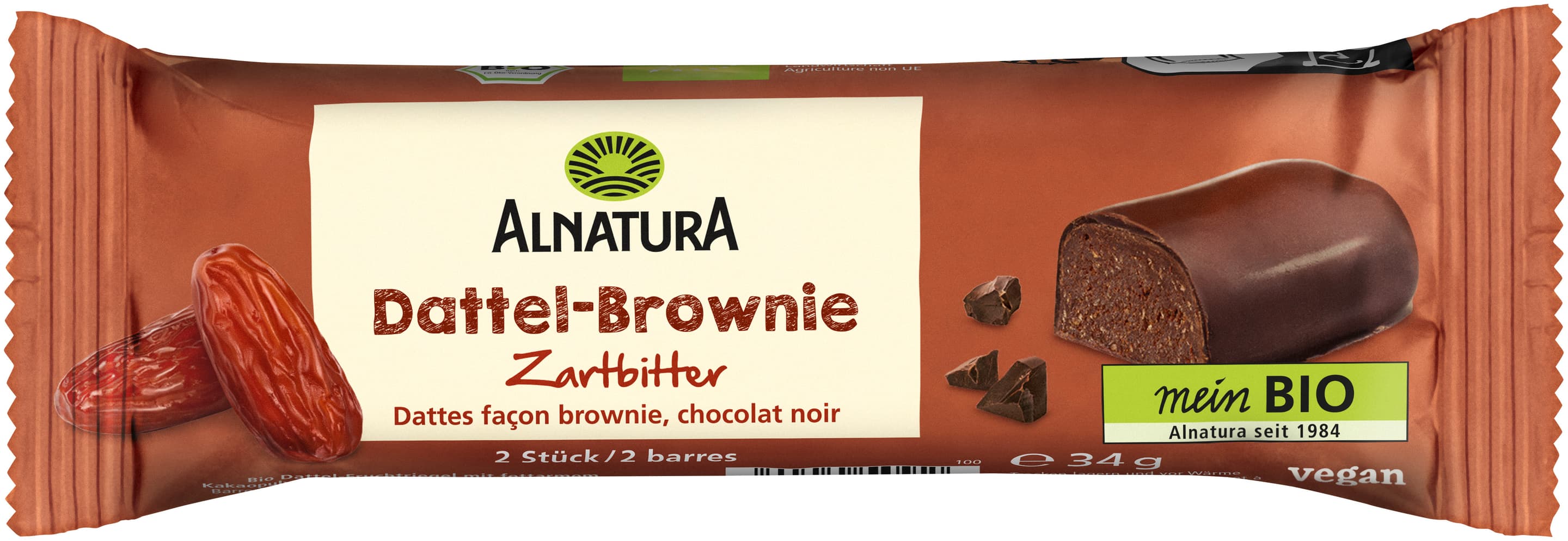 Alnatura Bio Dattel-Brownie Riegel