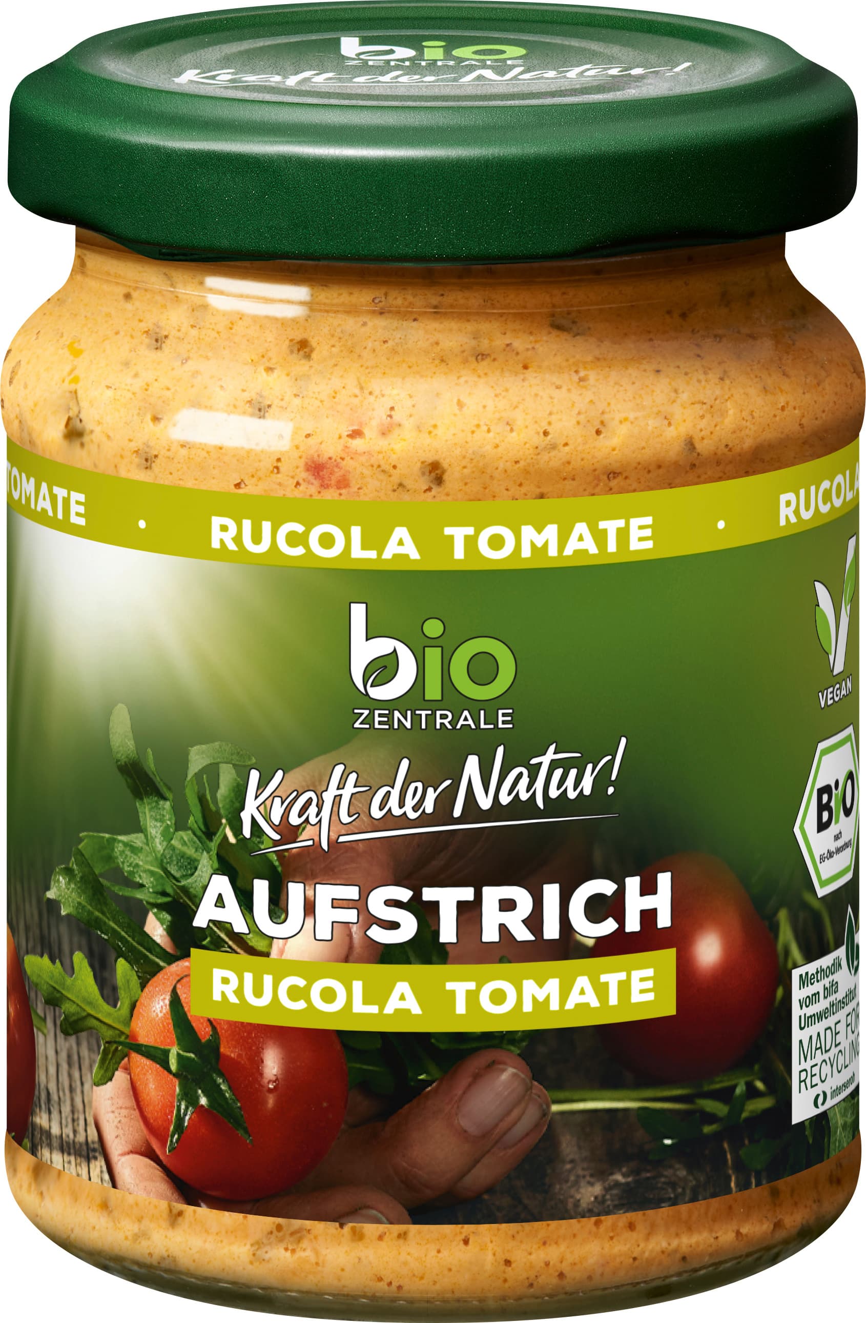 biozentrale Bio Brotaufstrich Rucola-Tomate