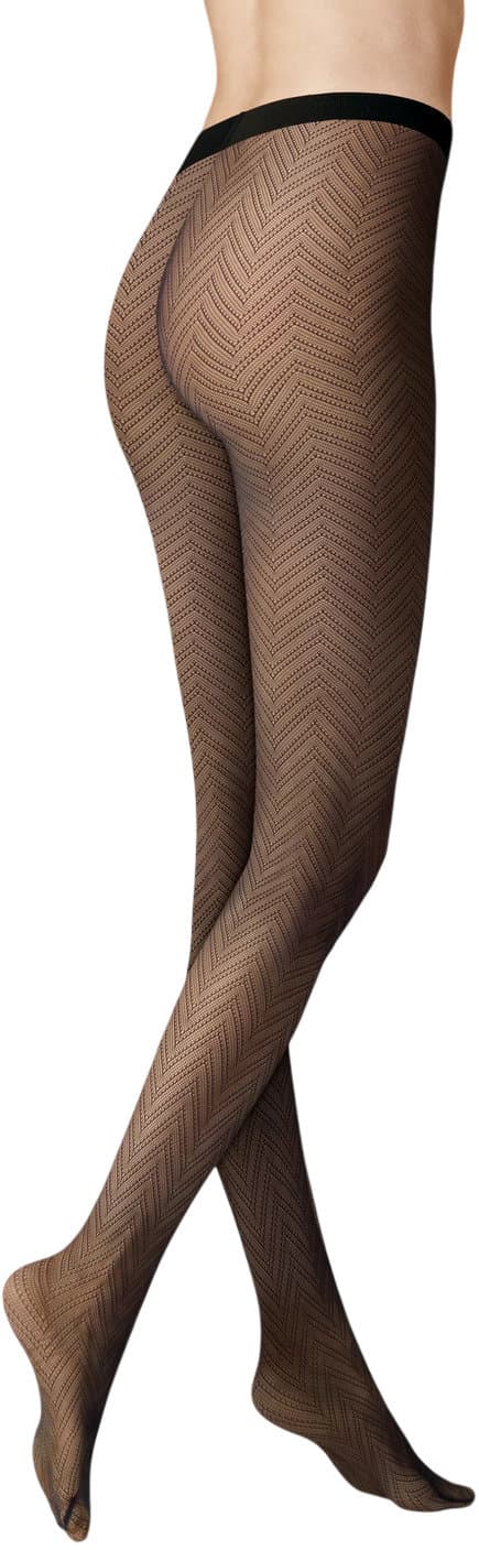 KUNERT Damen Feinstrumpfhose Fantastic Zig Zag 20 DEN