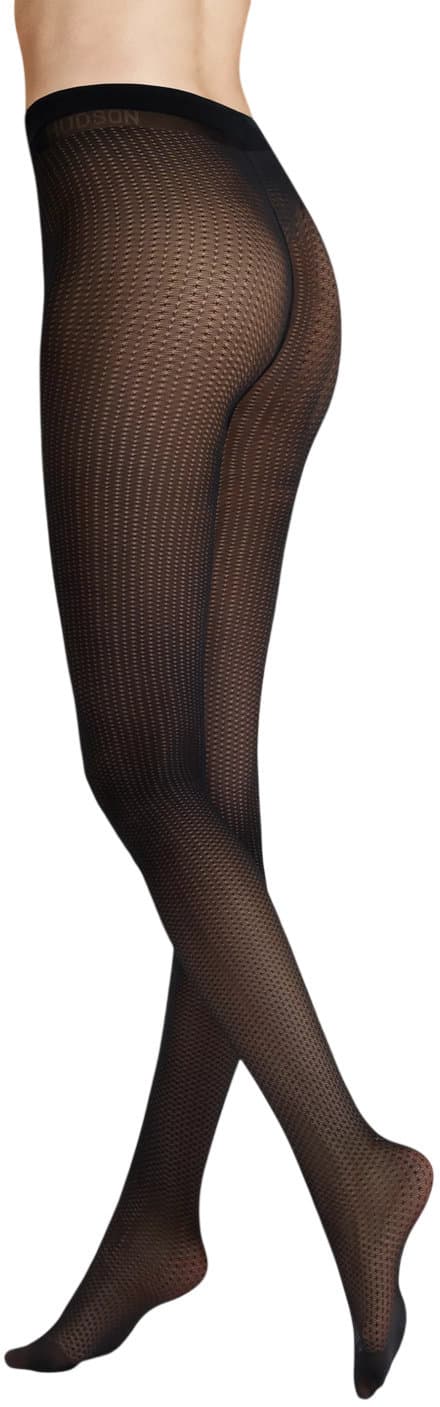 Hudson Damen Feinstrumpfhose Playful Rhombe 40 DEN