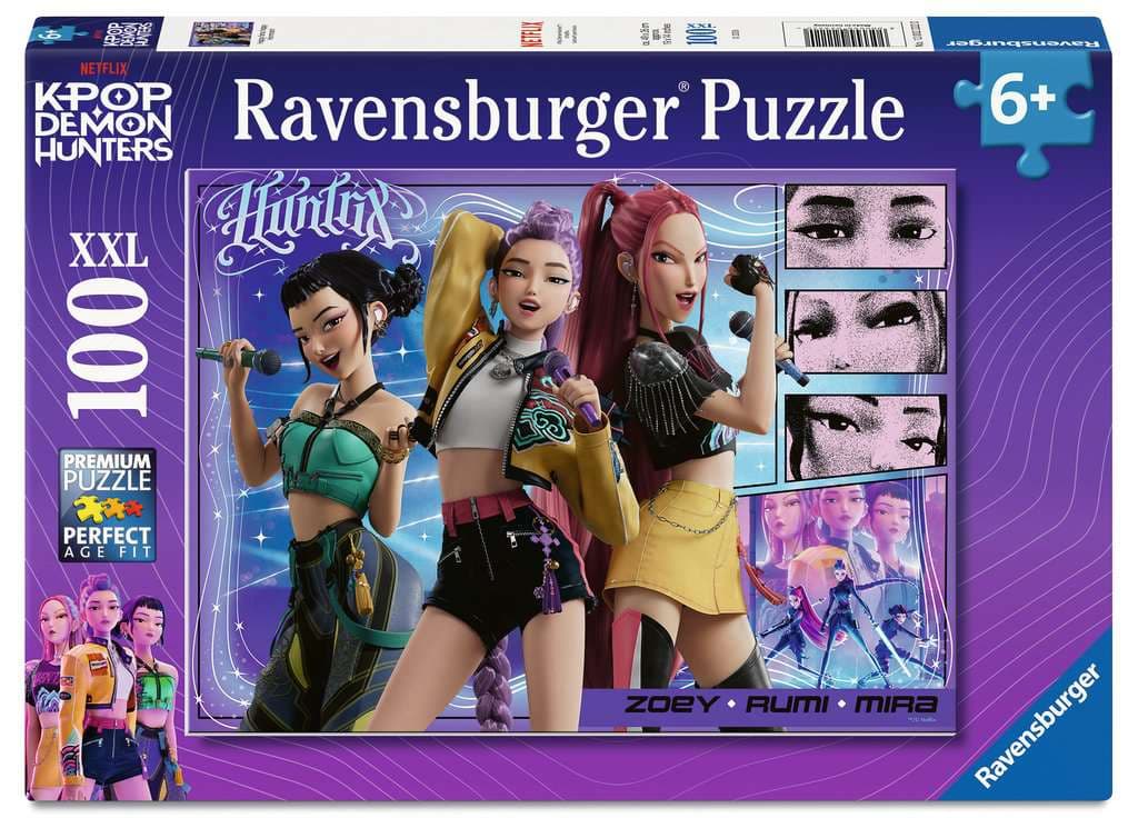 Ravensburger Puzzle - inderpuzzle 100 XXL Teile - KPop Demon Hunters - Happy fans, happy Honmoon!