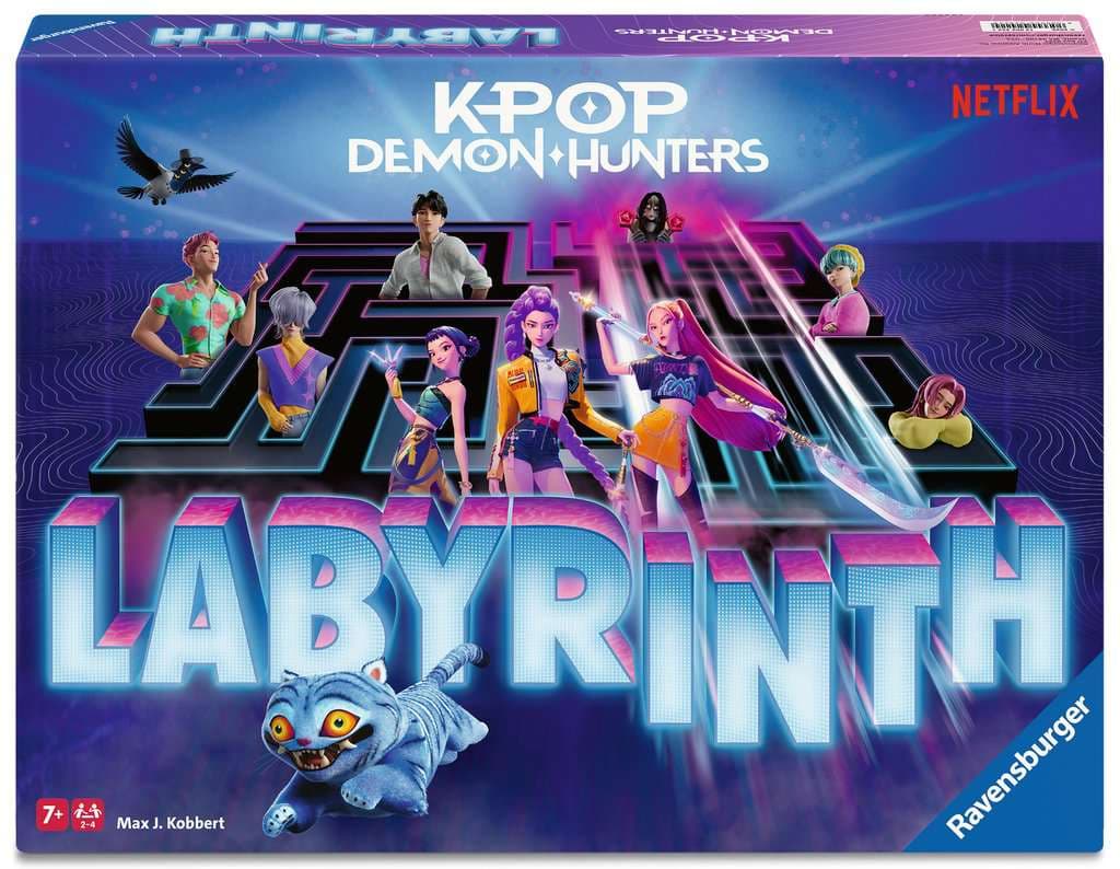 Ravensburger Spiel - KPop Demon Hunters Labyrinth - Gesellschaftsspiel & Brettspiel ab 7 Jahre