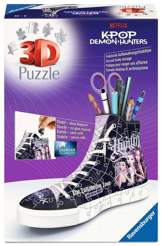 Ravensburger Puzzle - 3D Puzzle 108 Teile - Sneaker K-Pop Demon Hunters
