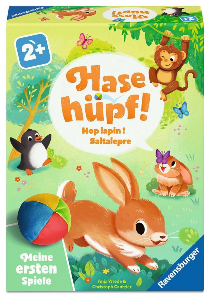 Ravensburger Spiel - Hase hüpf! - Kinderspiel ab 2 Jahre