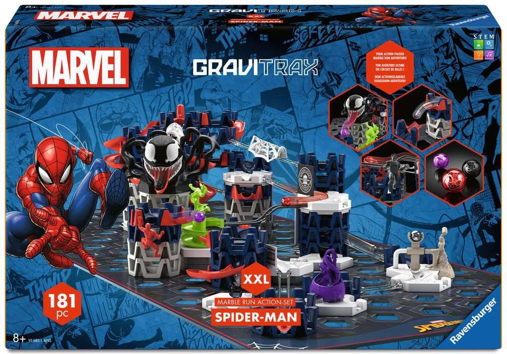 Ravensburger Beschäftigung - GraviTrax BASE Spider-Man - Action Set XXL