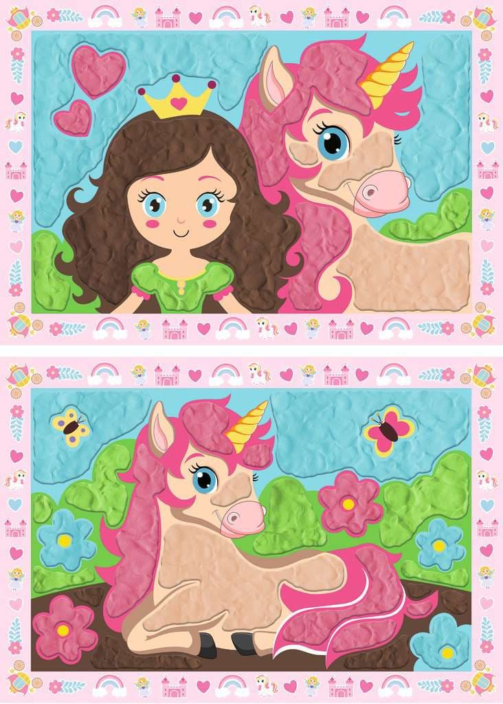 Ravensburger My First CreArt, Kneten nach Zahlen - Einhornglück