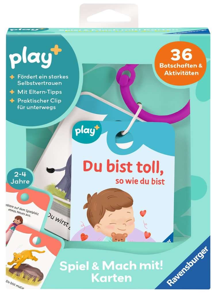 Ravensburger Play+ Spiel und Mach mit! Karten: Du bist toll, so wie du bist - ab 2 Jahre