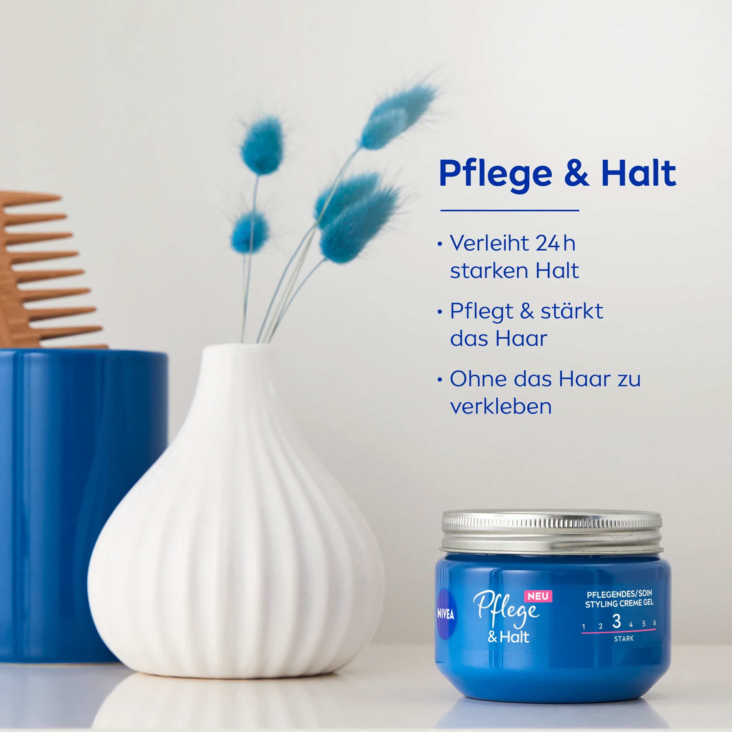 NIVEA Pflege & Halt Pflegendes Styling Creme Gel online bestellen | MLLER NIVEA Pflege & Halt Pflegendes Styling Creme Gel online bestellen | MLLER