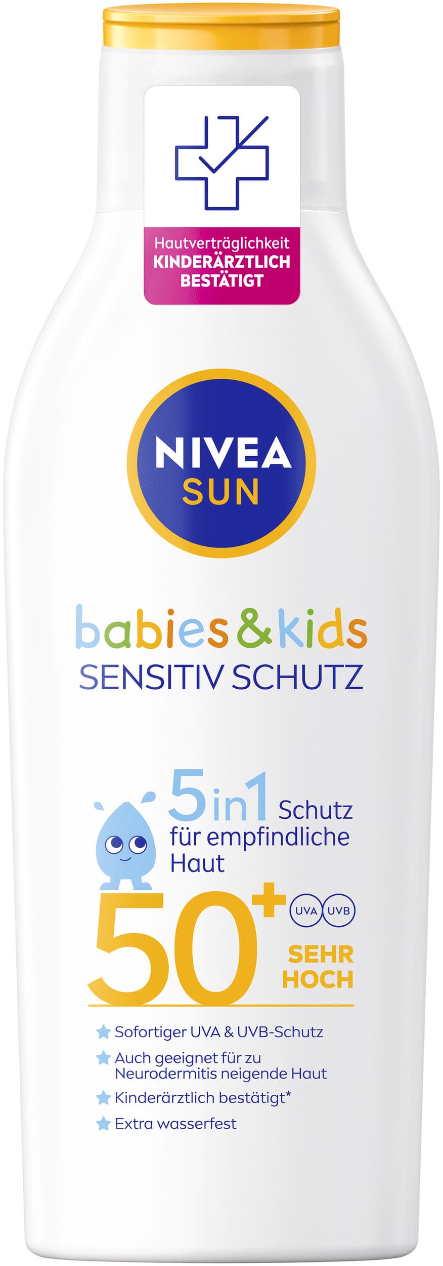 NIVEA SUN Kids sensitiv Schutz & Pflege 50+ Sonnenmilch