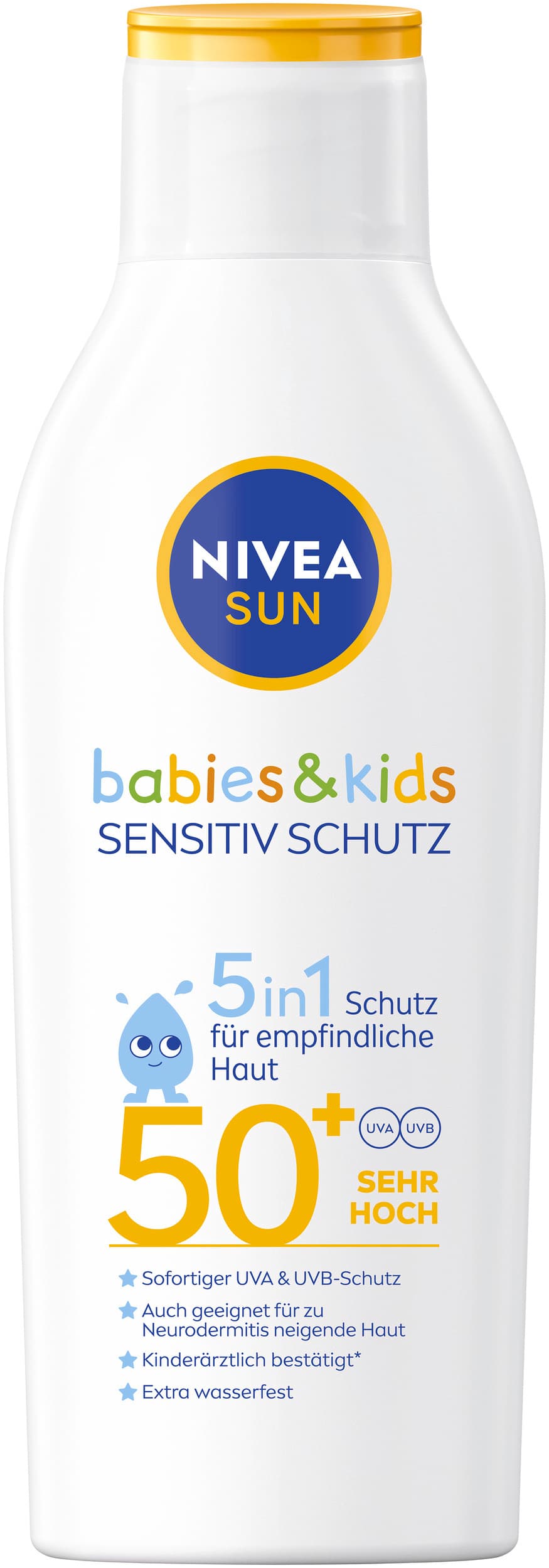 NIVEA SUN Kids sensitiv Schutz & Pflege 50+ Sonnenmilch