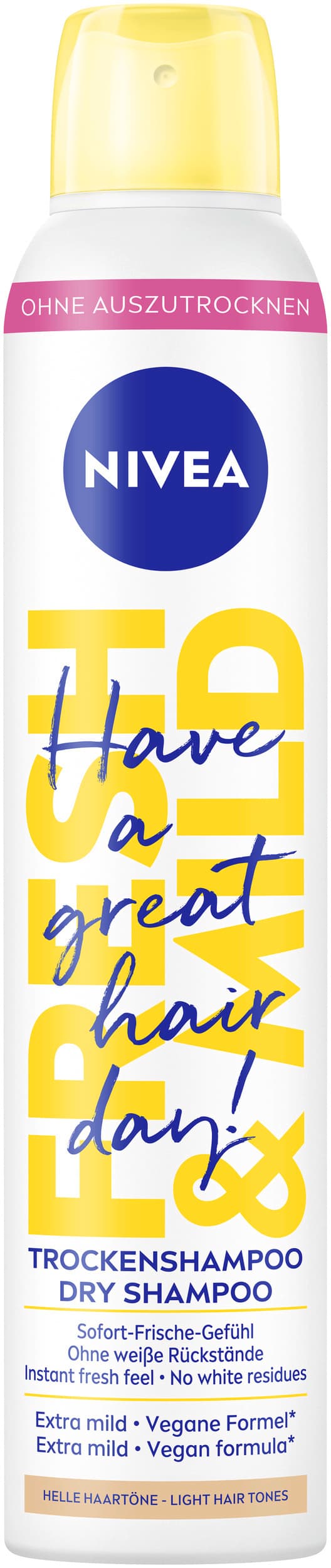 NIVEA Trockenshampoo Fresh & Mild helle Haartöne