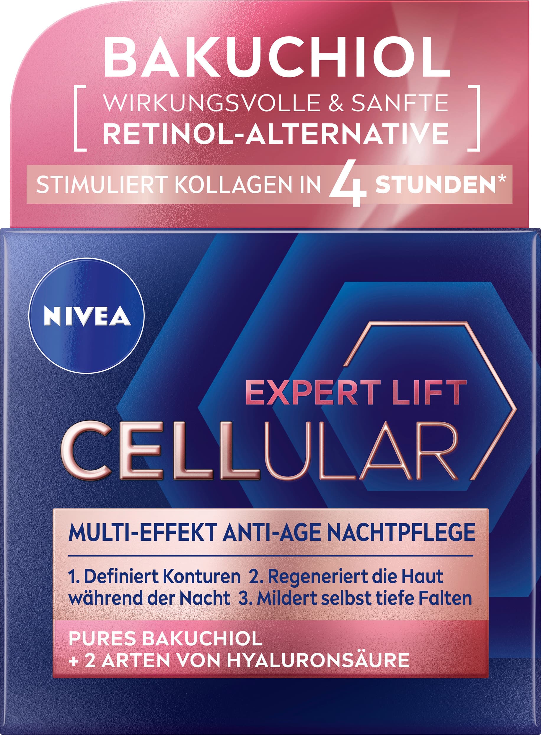 NIVEA Cellular Expert Lift Multi-Effekt Anti-Age Nachtpflege