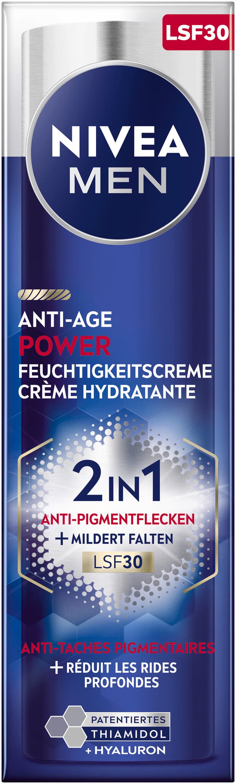 NIVEA Men Anti-Age Power Feuchtigkeitscreme 2 in 1 LSF 30