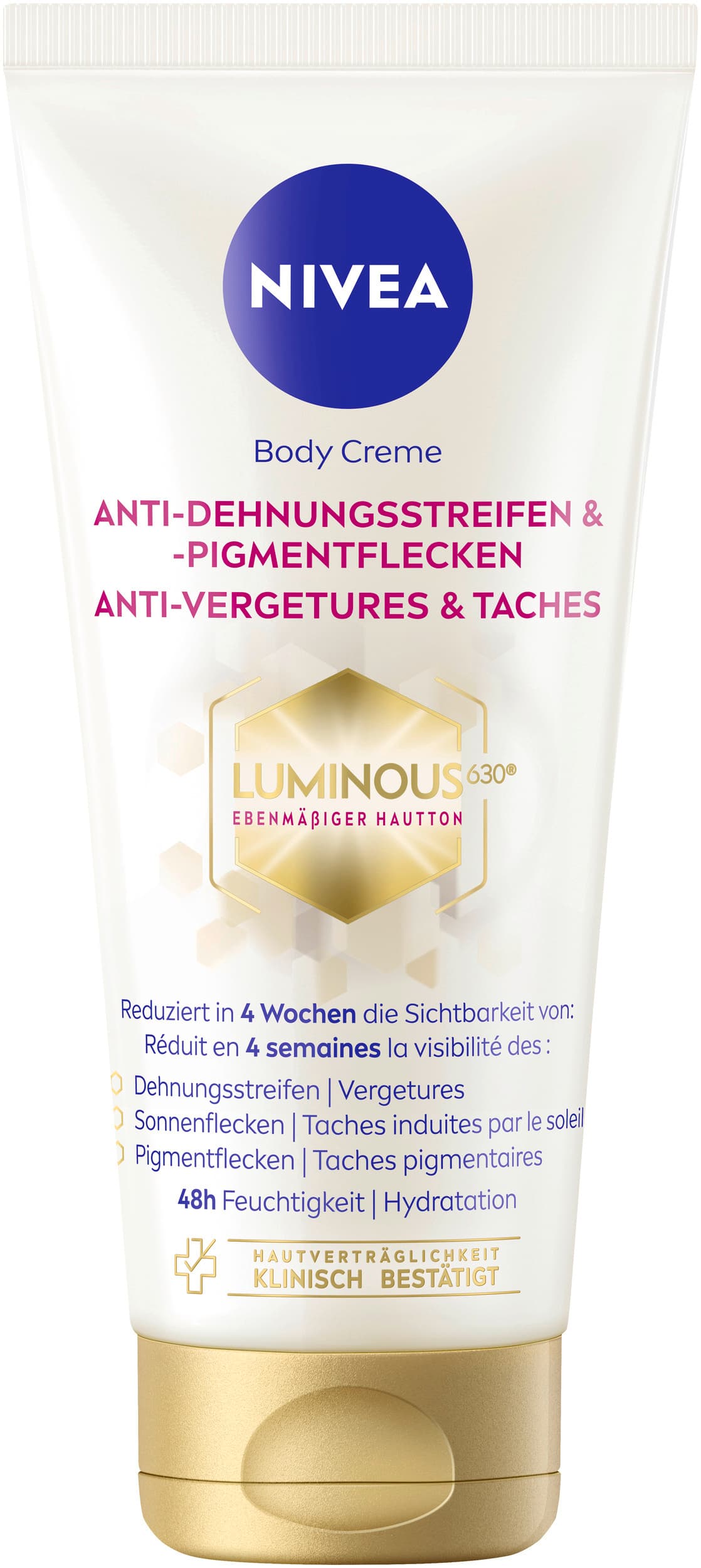 Nivea Luminous Body Creme Anti-Dehnungsstreifen