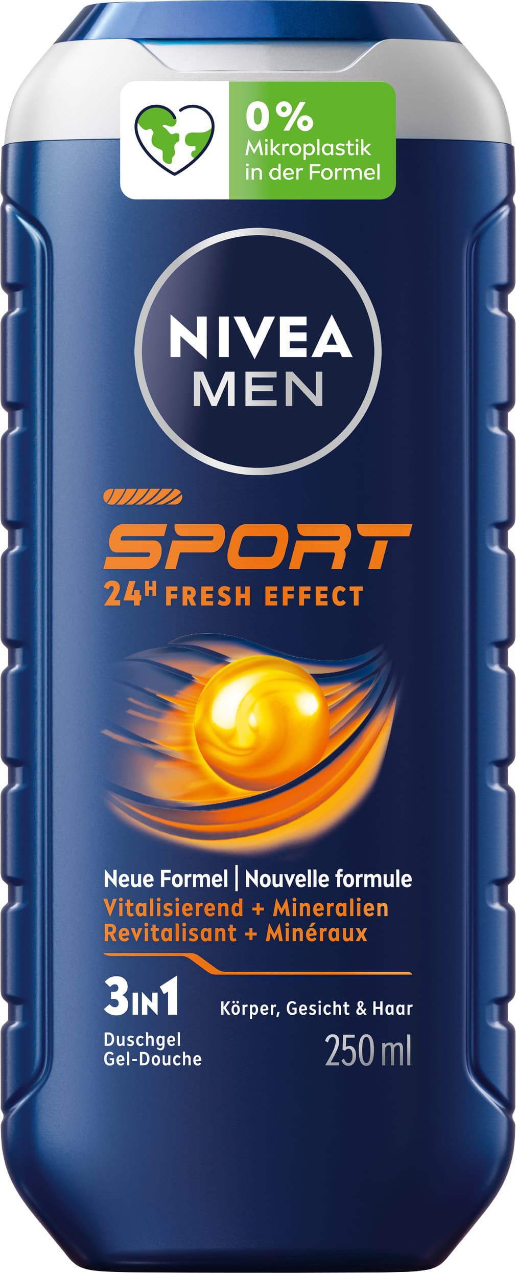 NIVEA MEN Duschgel Sport 24H fresh effect 3 in 1