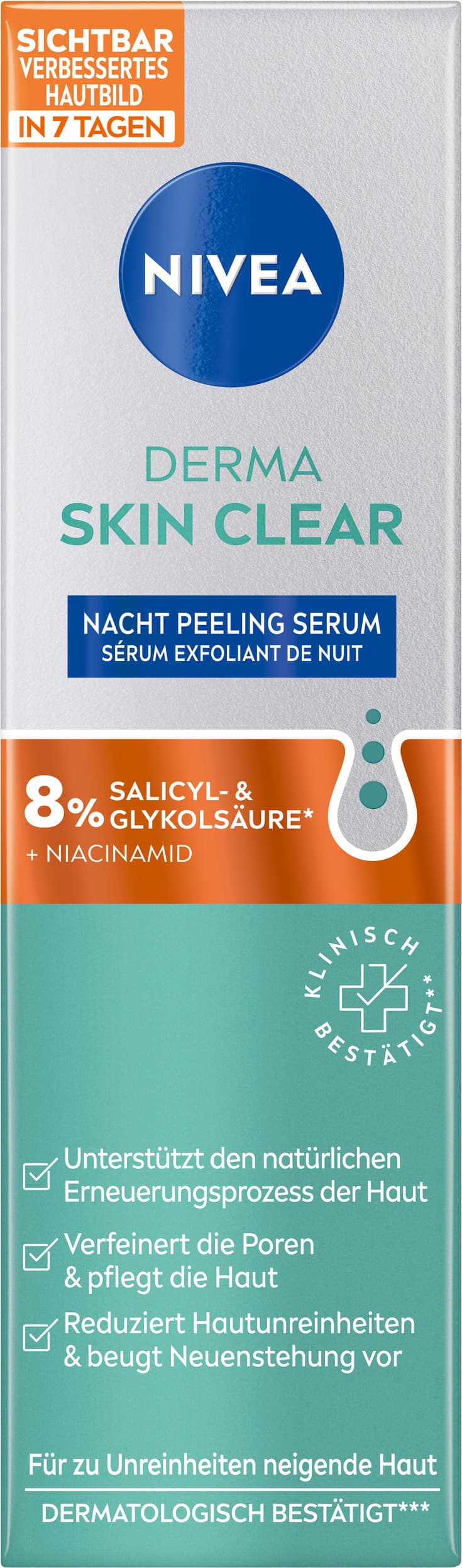 NIVEA Derma Skin Clear Nacht Peeling Serum