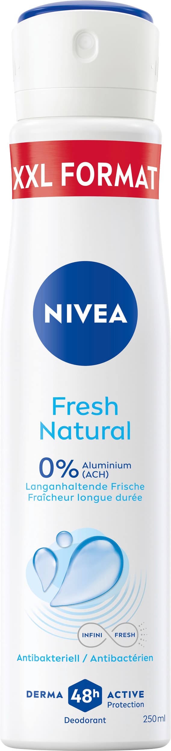 NIVEA Deo Spray Fresh Natural XXL