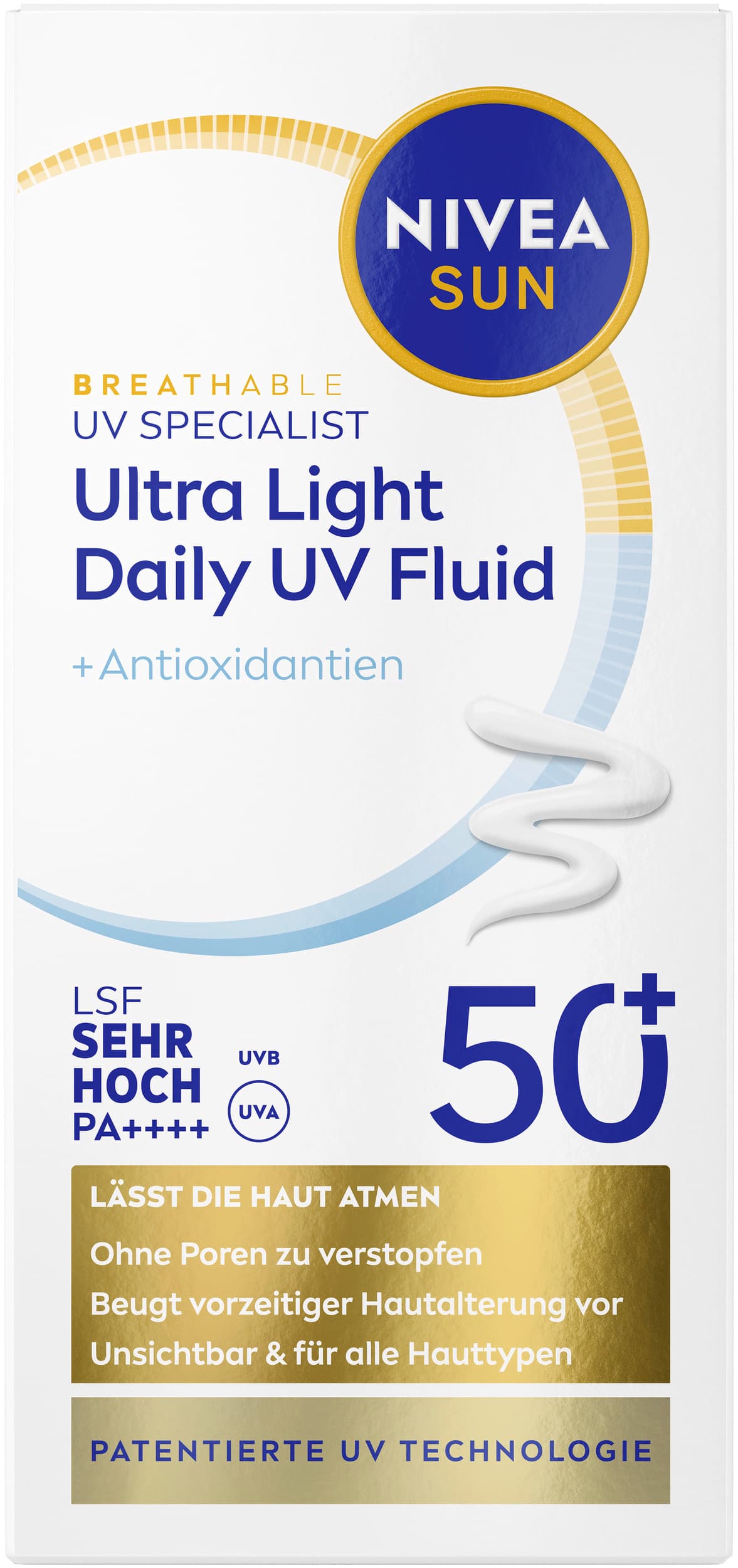 Nivea Invisible Daily UV-Fluid mit Antioxidantien LSF50+