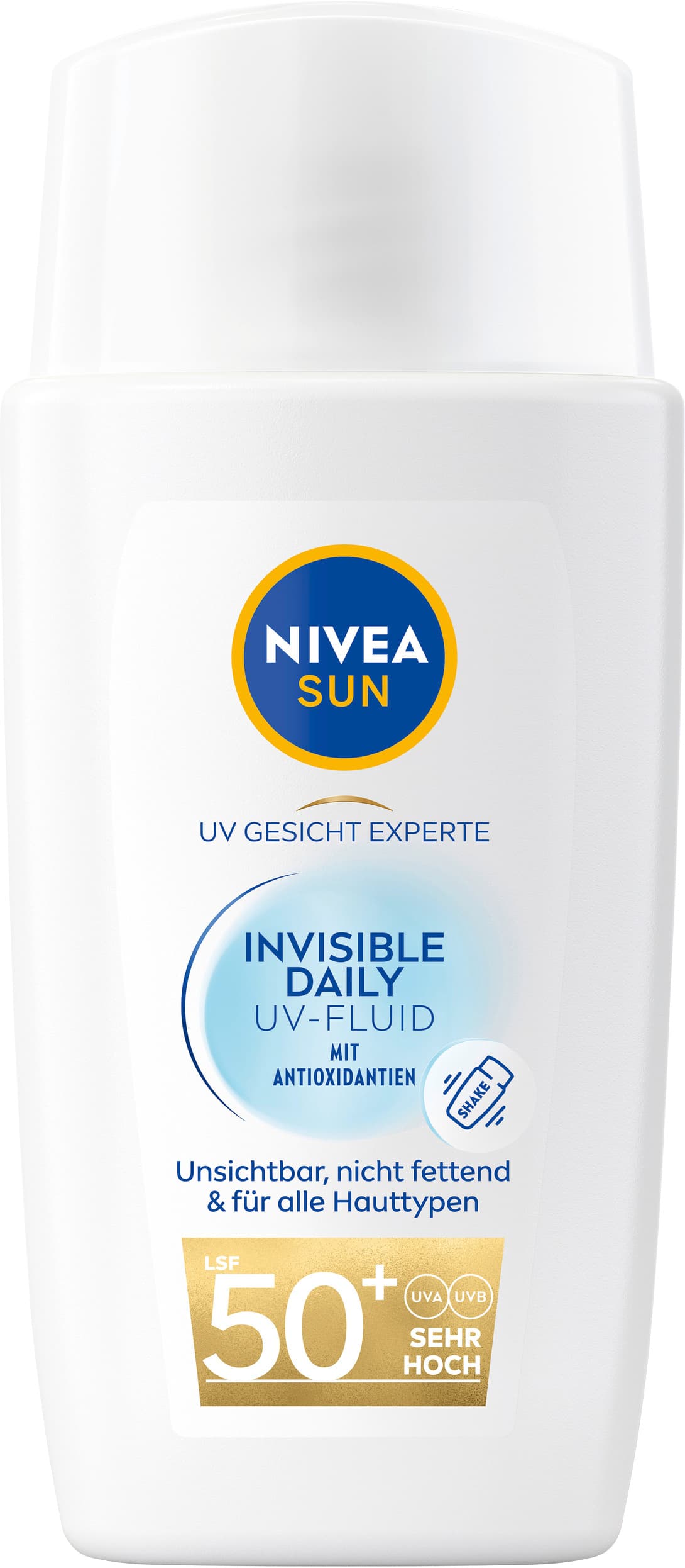 Nivea Invisible Daily UV-Fluid mit Antioxidantien LSF50+