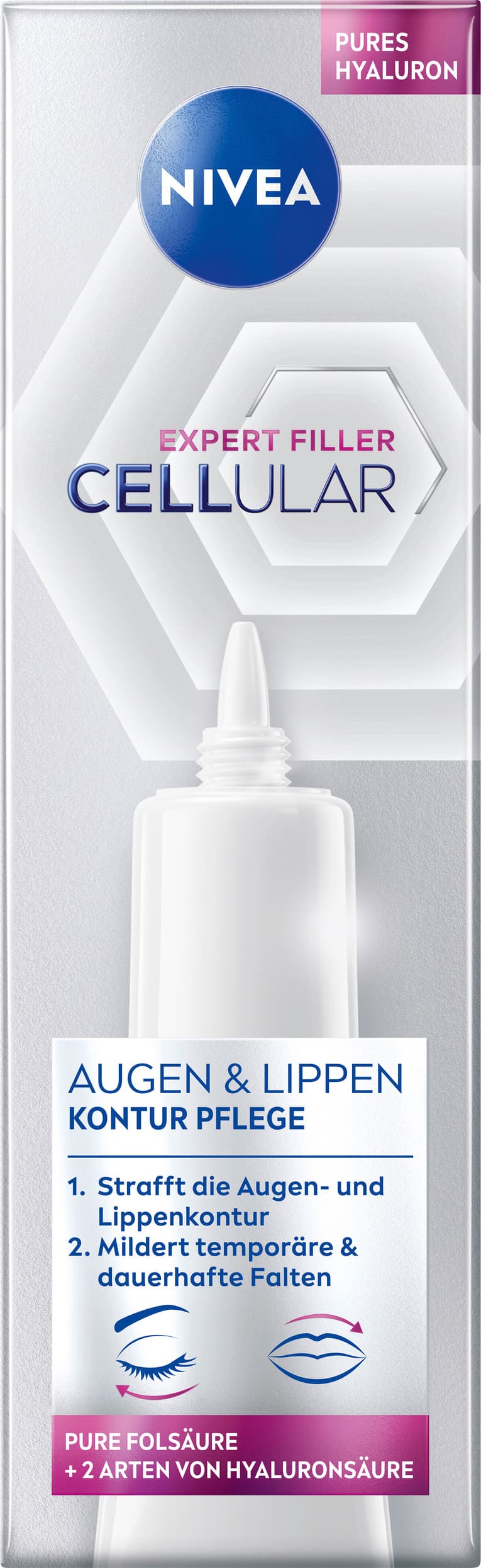 NIVEA Lippen- und Augenpflege Cellular Expert Filler