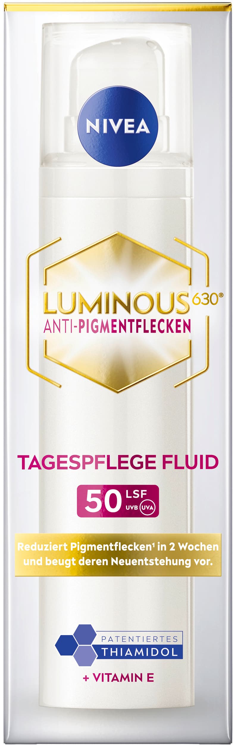 NIVEA Luminous 360 Anti-Pigmentflecken Tagespflege Fluid LSF50