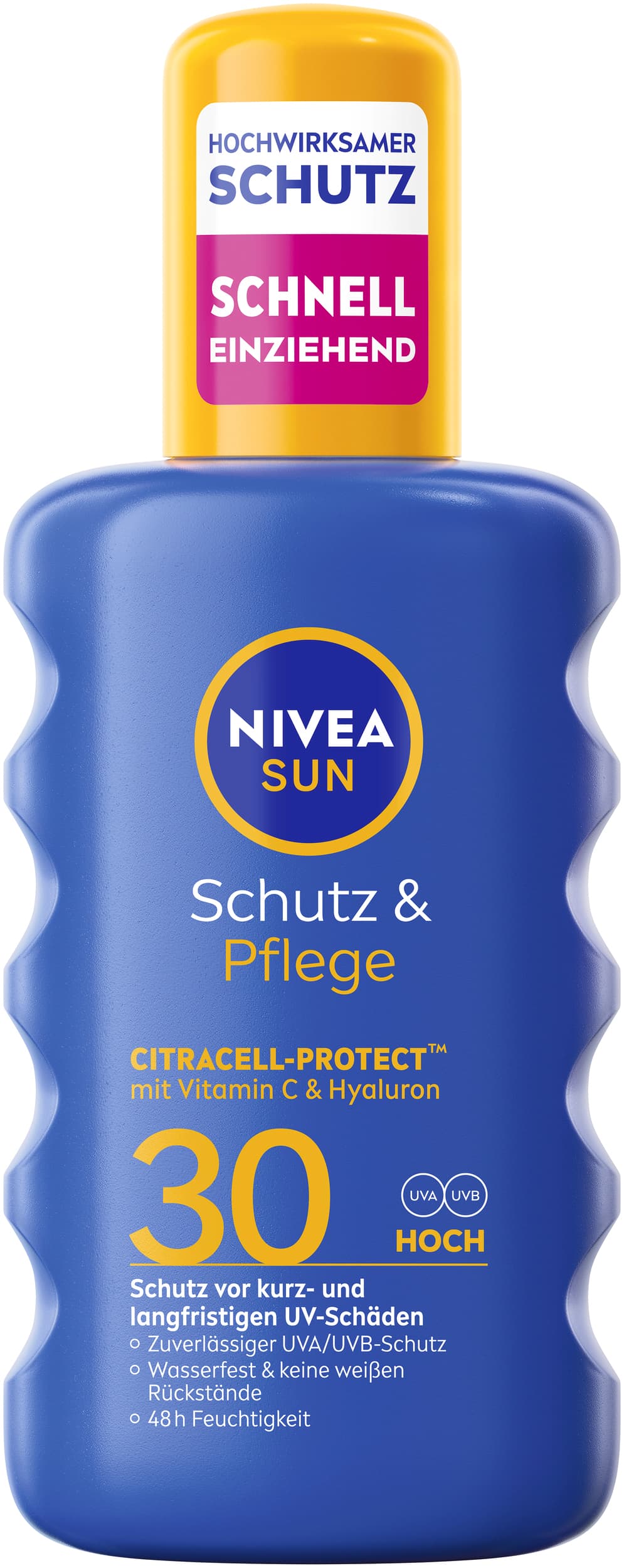 NIVEA SUN Sonnenspray Schutz & Pflege LSF30