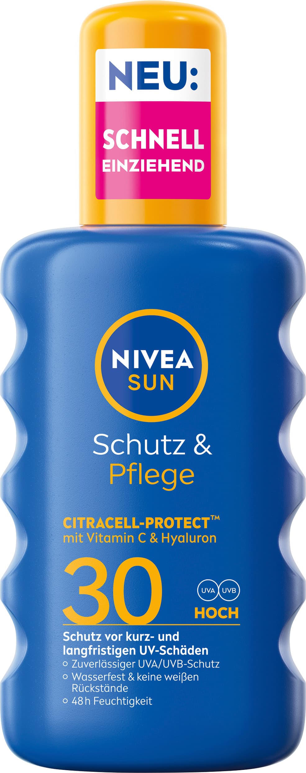 NIVEA SUN Sonnenspray Schutz & Pflege LSF30