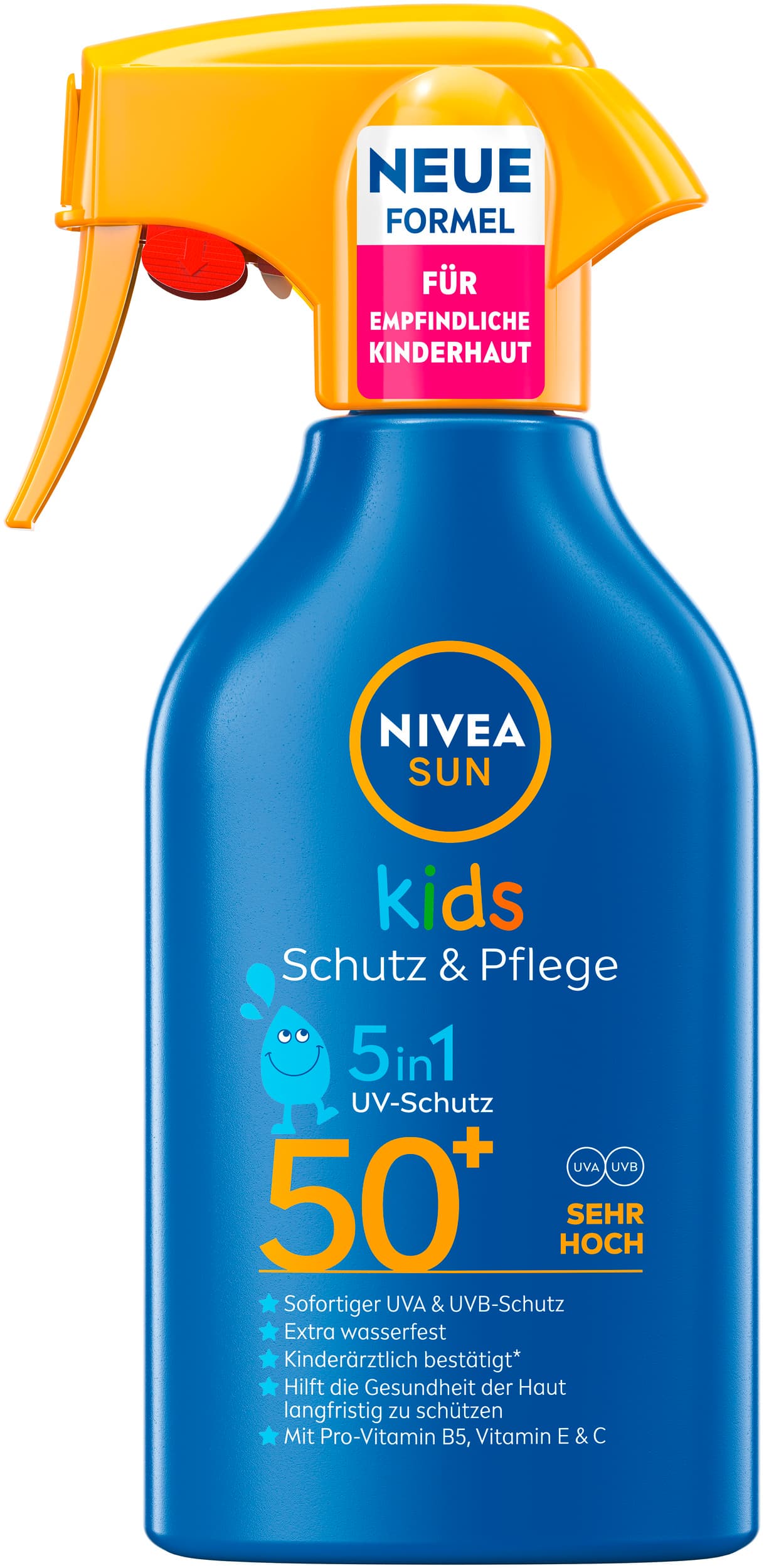NIVEA SUN Kids Sonnenspray Schutz & Pflege 5in1 Hautschutz LF50+