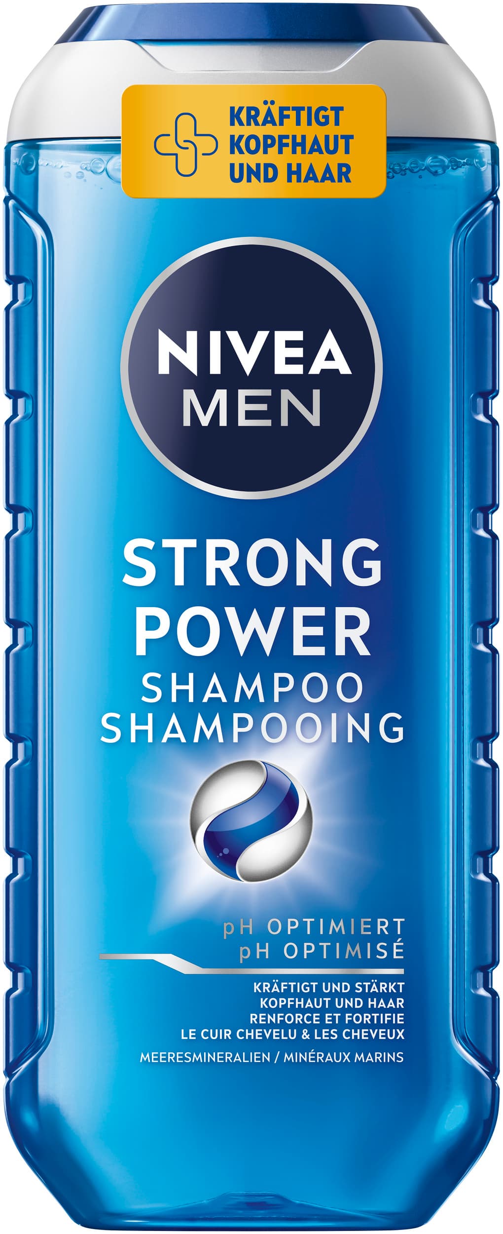 NIVEA MEN Strong Power Shampoo gesundes kräftiges Haar