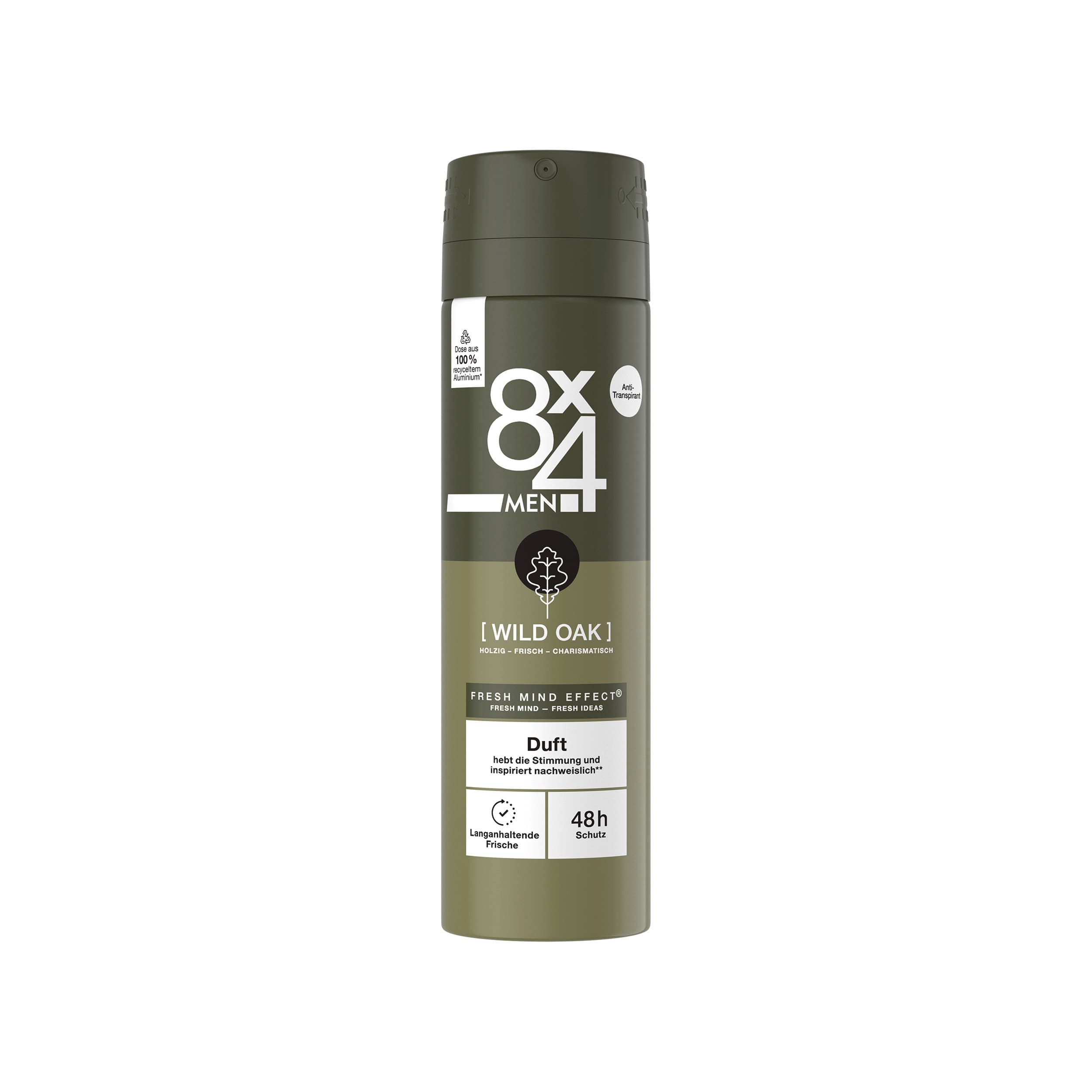 8X4 Men Anti-Transpirant Deospray N°8 Wild Oak