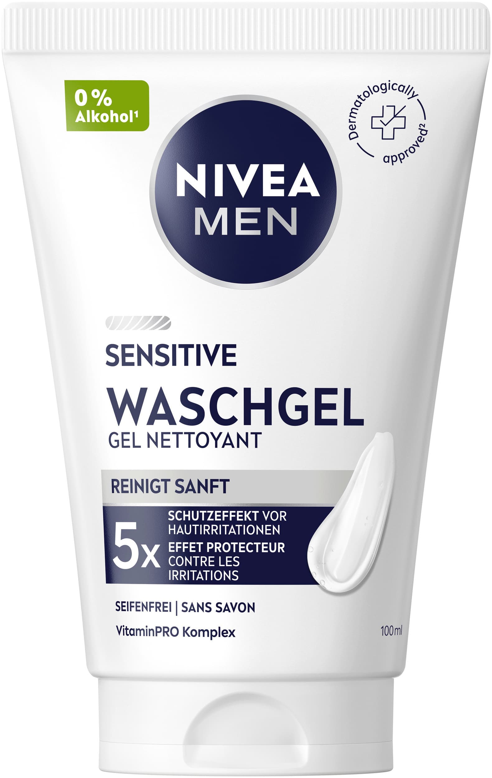NIVEA Men Sensitive Waschgel Milde Reinigung