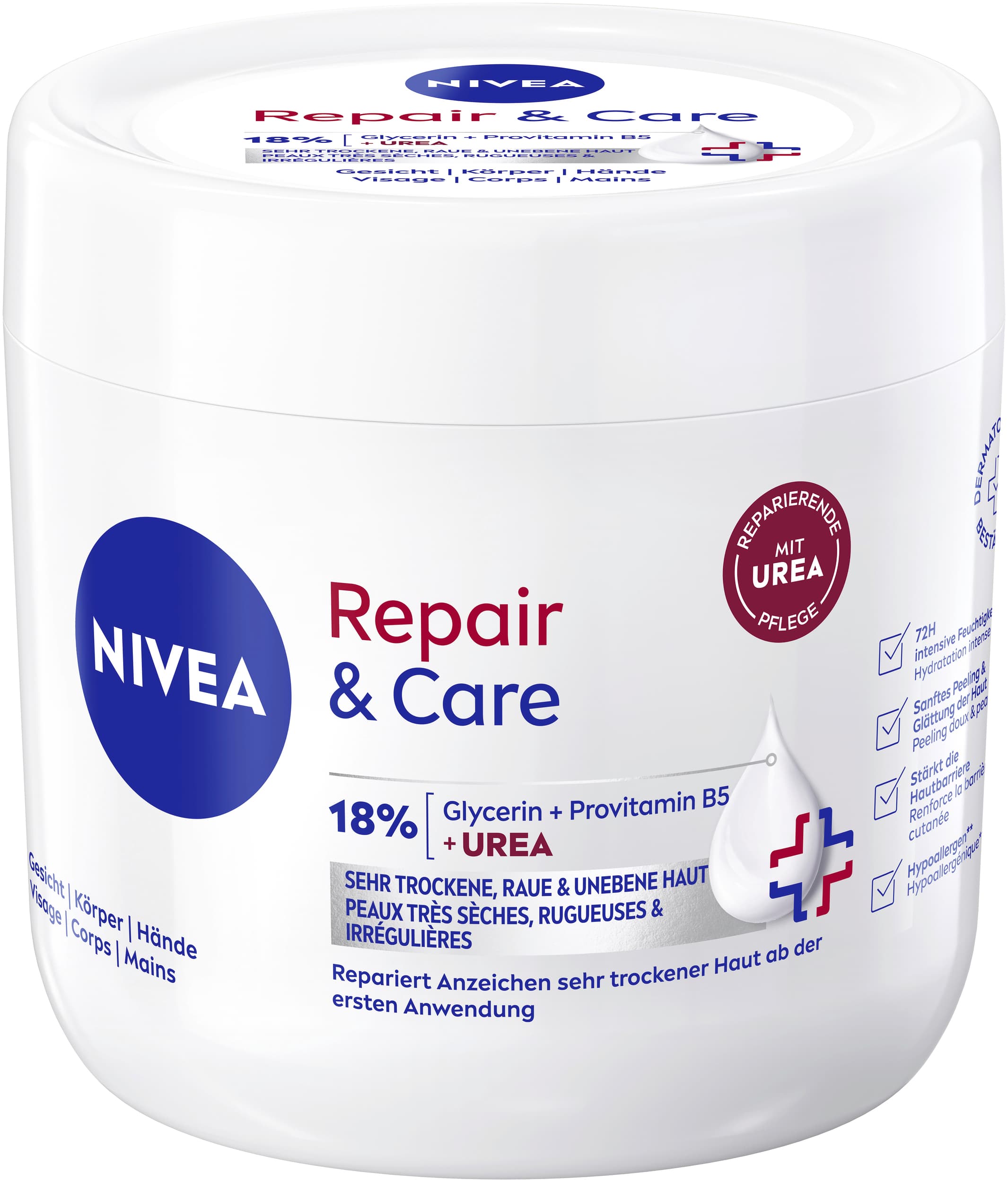 Nivea Körpercreme Repair & Care Glycerin + Urea
